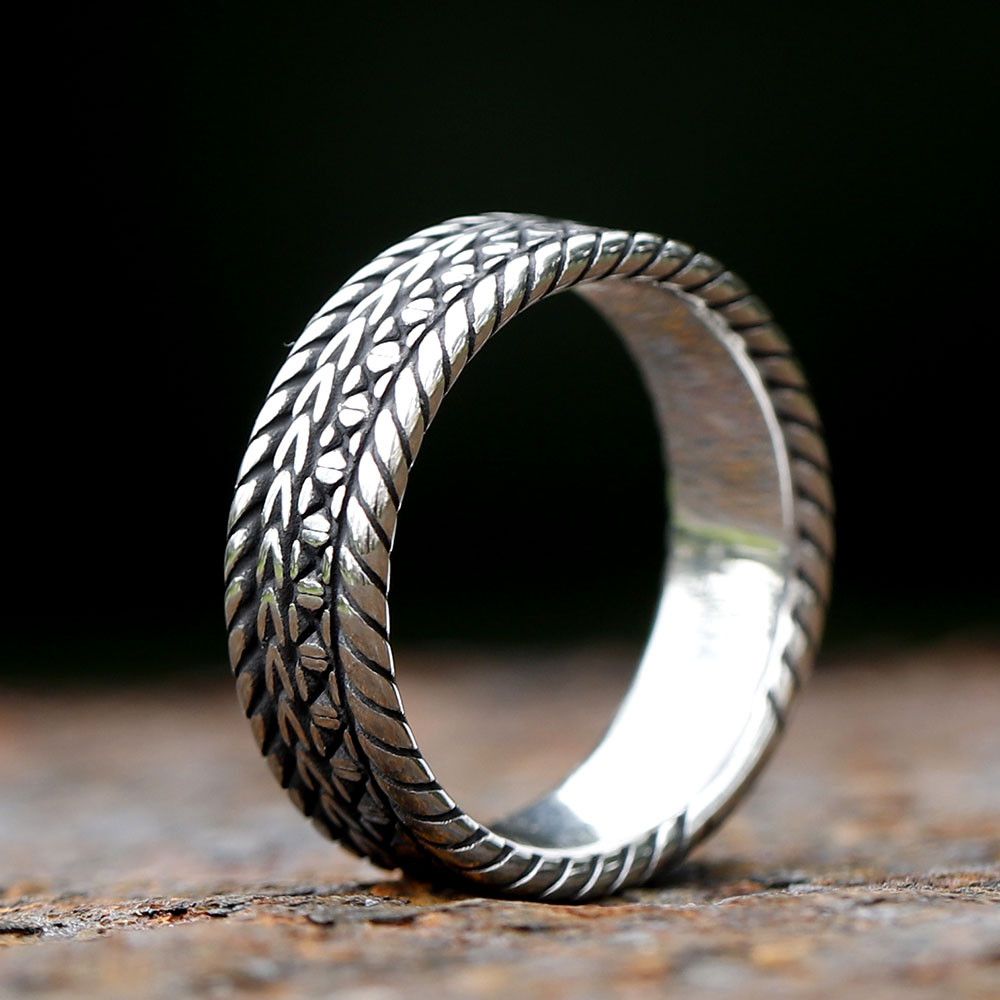 Jewelry SIZE 10 316L Stainless Steel Viking Celtic Knot Ring Size ONE SIZE - 1 Thumbnail