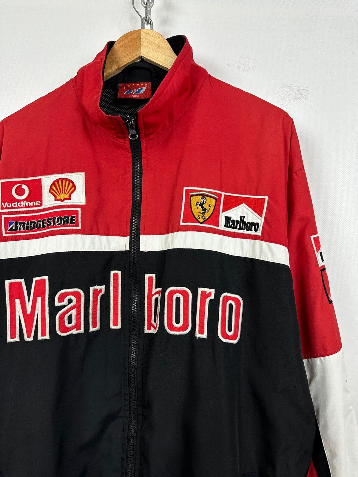 Ferrari Vintage Ferrari Marlboro Vodafone Racing Light Track Jacket Size US XL / EU 56 / 4 - 10 Thumbnail