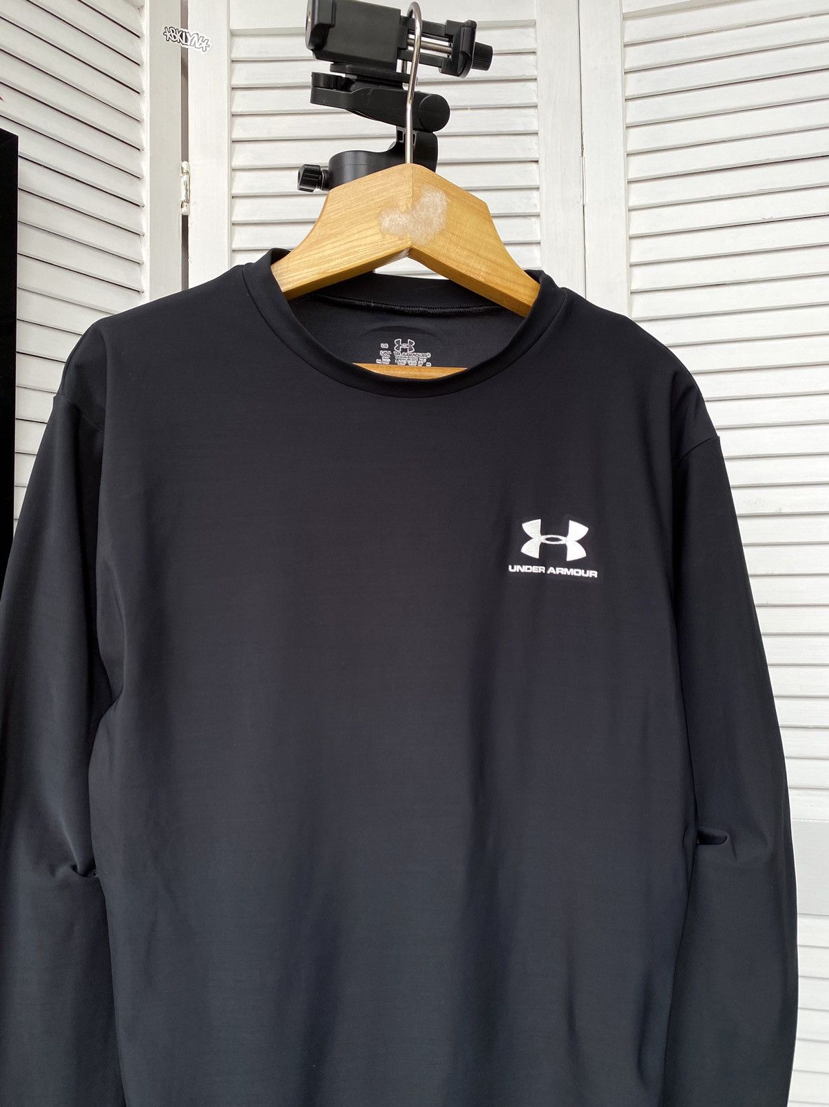Under Armour × Vintage Vintage Under Armour Compression Running Long Sleeve Size US L / EU 52-54 / 3 - 4 Thumbnail