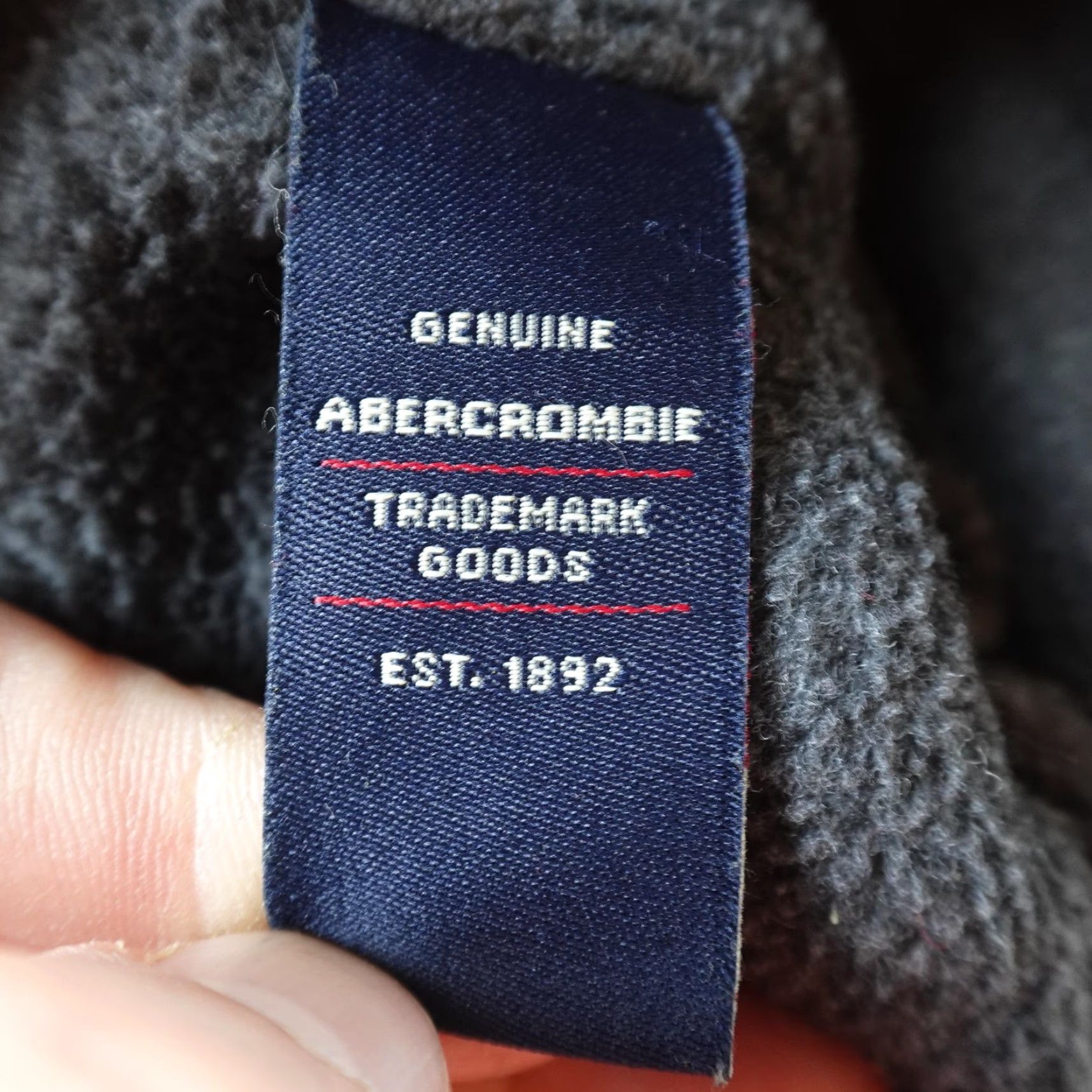 Abercrombie & Fitch VINTAGE Abercrombie & Fitch Beanie Hat Mens One Size Gray Wool Knit Lined Winter Y2K Train of Thought Size ONE SIZE - 5 Thumbnail
