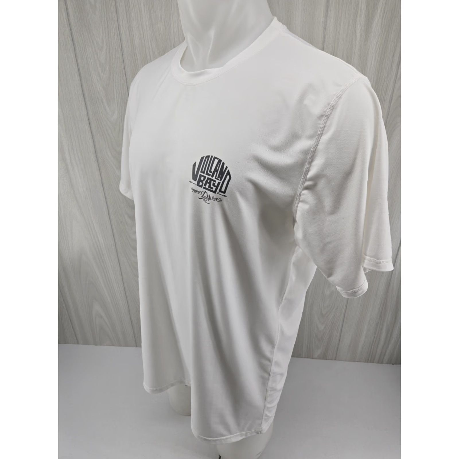 Vintage Volcano Bay T-Shirt White Men's XL Size T-Shirt Ocean Nautical Logo Moisture Wicking Quick Dry Summer Regular Size US XL / EU 56 / 4 - 4 Thumbnail