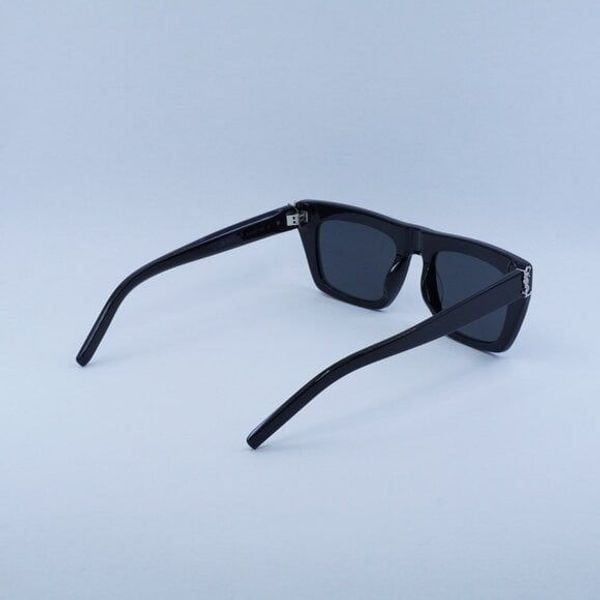 Saint Laurent Paris Saint Laurent SLM131 001 Sunglasses Black Rectangle Frame Size ONE SIZE - 10 Thumbnail