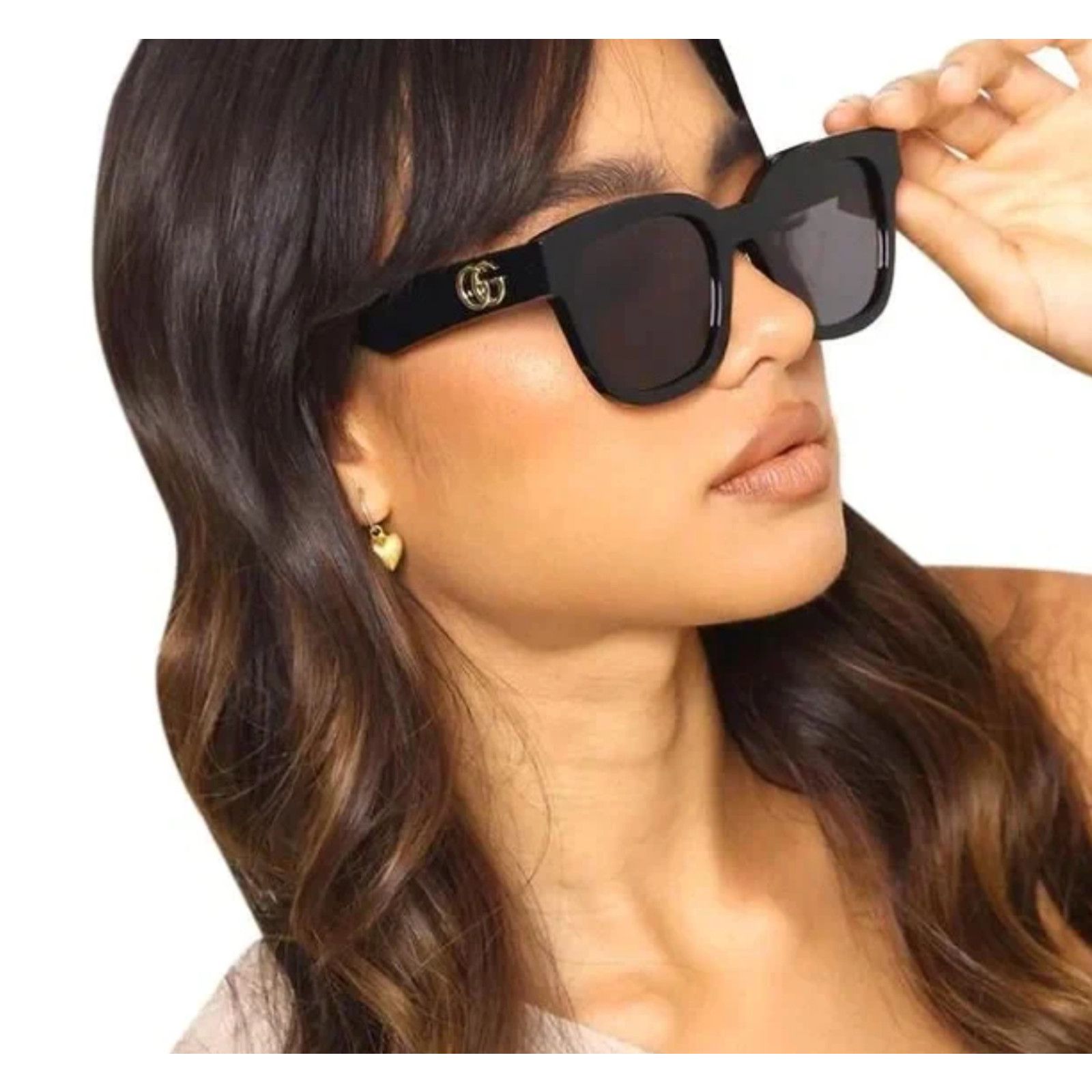 image of New Gucci Gg0998S Black Marmont Logo Sunglasses, Men's