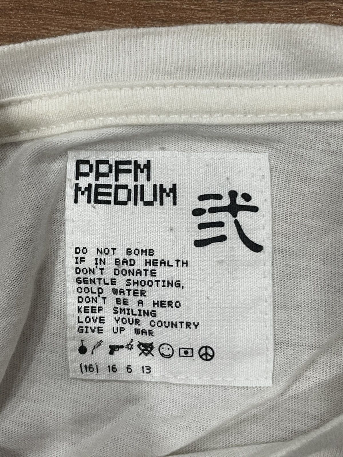 PPFM PPFM Long Sleeve Tshirt Size US M / EU 48-50 / 2 - 4 Thumbnail