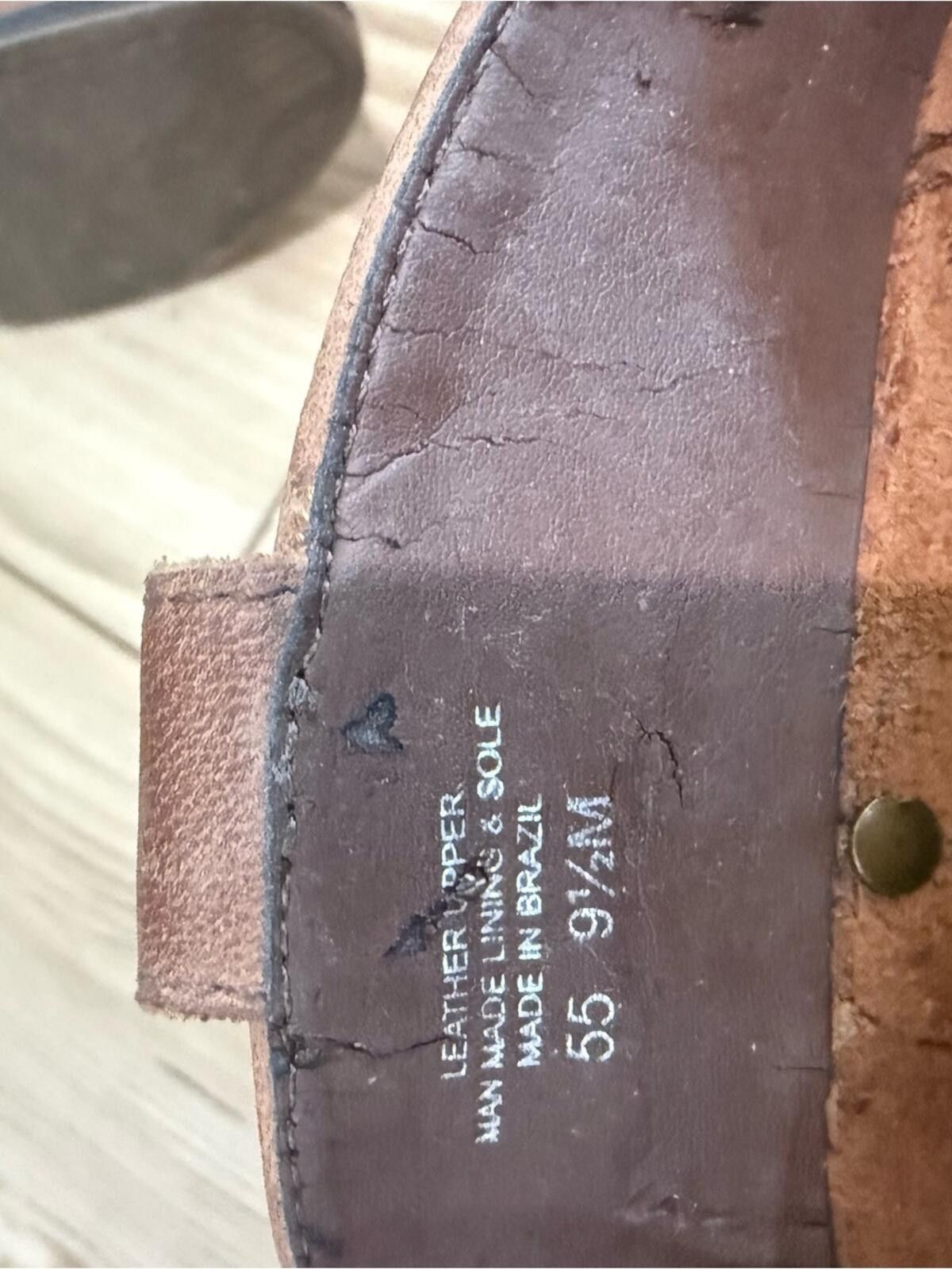 Other Gianni Bini Brown Leather Western Ankle Boots Size US 9.5 / IT 39.5 - 3 Thumbnail