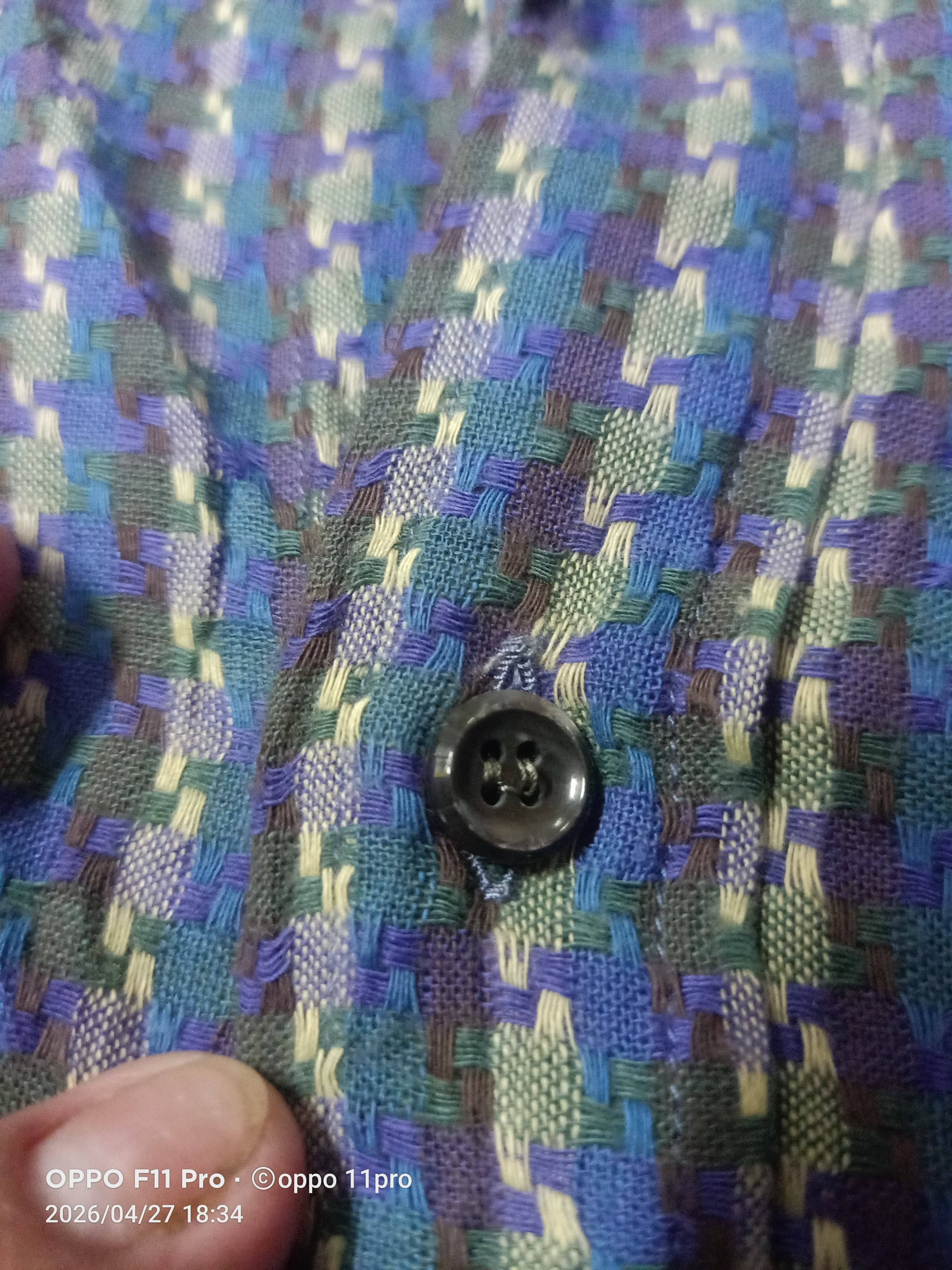 Ermenegildo Zegna 💥Vintage Ermenegildo Zegna Men Button Up 💥 Size US L / EU 52-54 / 3 - 5 Thumbnail