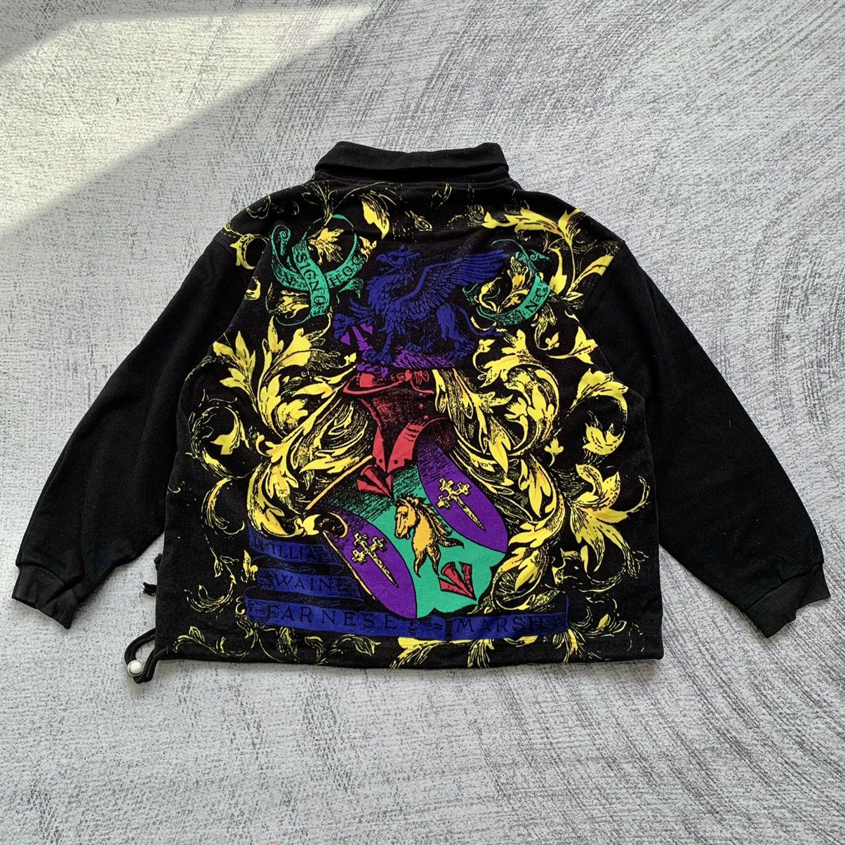 Designer × Japanese Brand × Vintage Vintage Velvet Farnese Turtle Neck Sweater Size US L / EU 52-54 / 3 - 2 Thumbnail