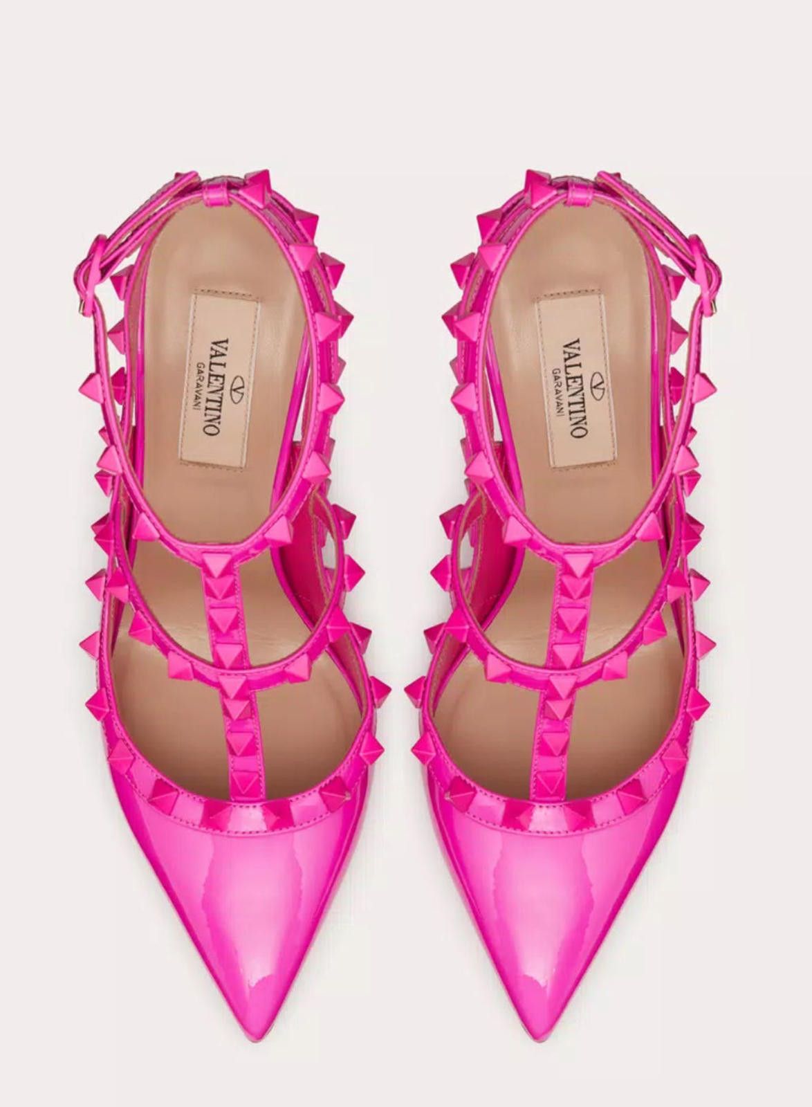 Other Valentino Rockstud Ankle Strap Pump Size US 7.5 / IT 37.5 - 4 Thumbnail