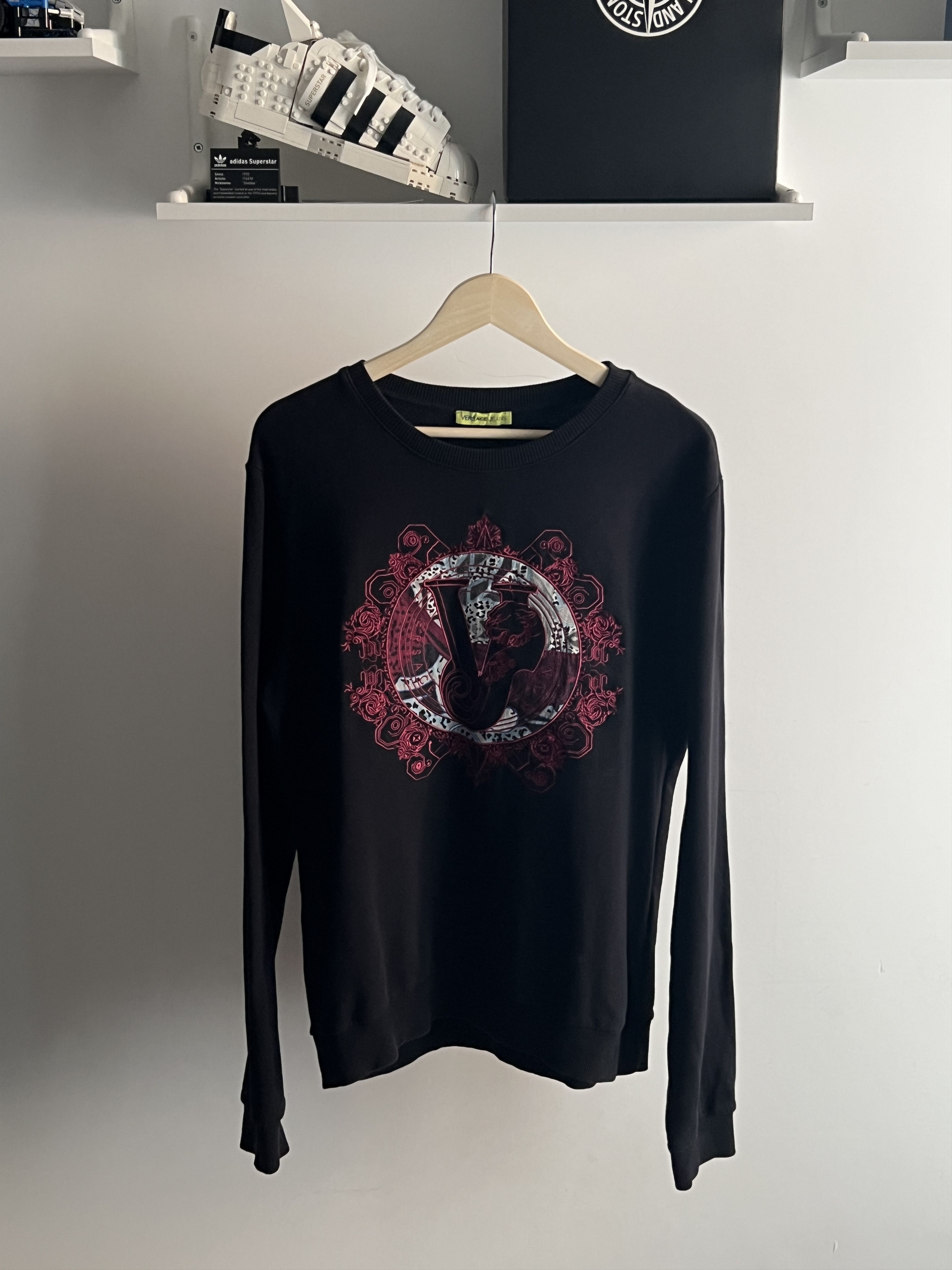 Versace × Versace Jeans Couture × Versus Versace Versace Jeans Men's Sweatshirt Knitwear Size US XL / EU 56 / 4 - 1 Thumbnail