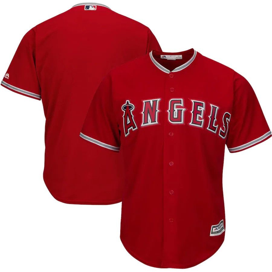 Majestic Los Angeles Angels Majestic Official Base Jersey Red Size US XL / EU 56 / 4 - 1 Thumbnail