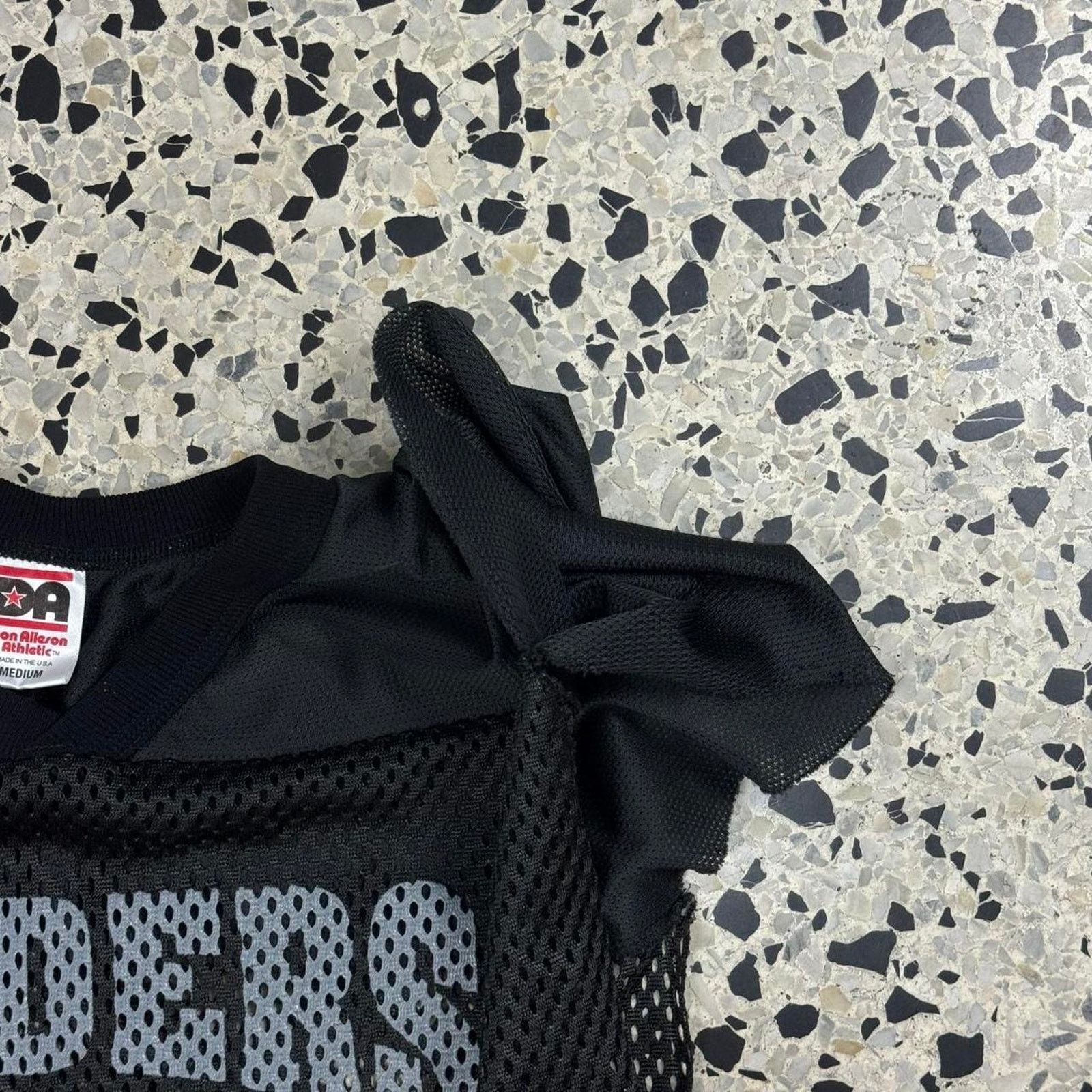 Alleson Athletics × NFL × Vintage VINTAGE 90S Y2K RAIDERS FOOTBALL MESH SLEEVELESS JERSEY: Size US M / EU 48-50 / 2 - 4 Thumbnail