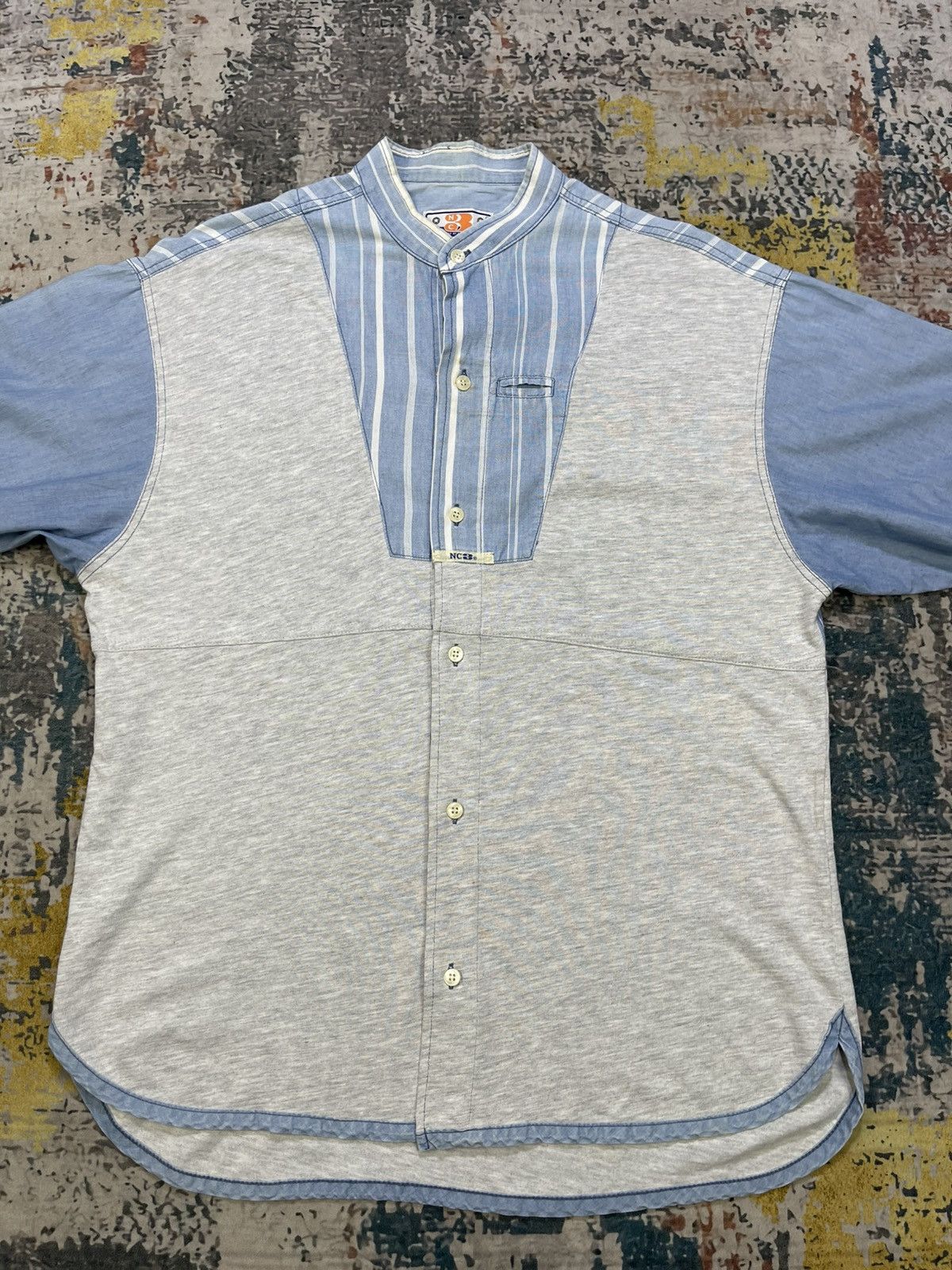Nigel Cabourn Vintage Nigel Cabourn Button Down Western Patch Shirt Size US M / EU 48-50 / 2 - 2 Thumbnail