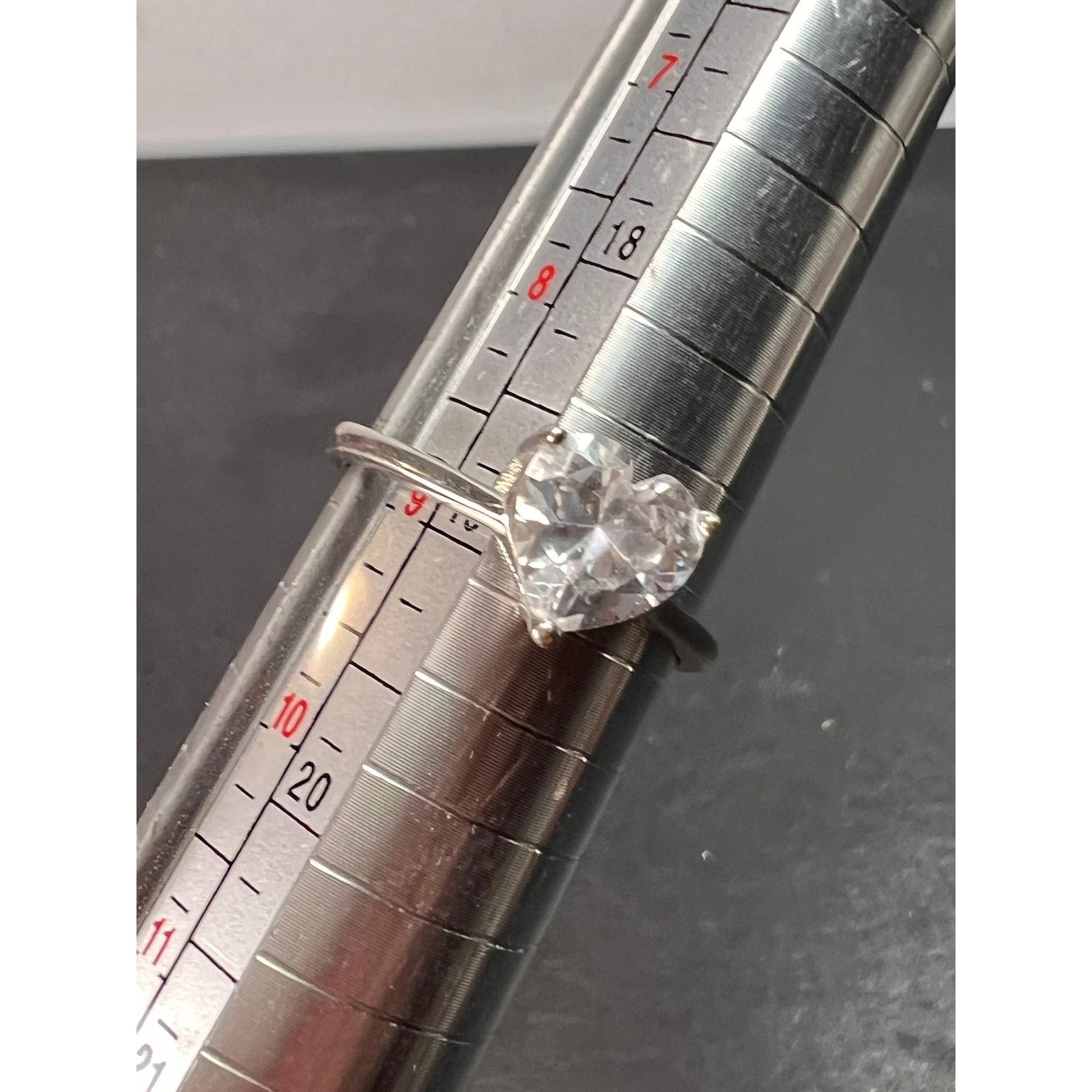 Other Cubic zirconia heart ring in sterling silver size 9 Size ONE SIZE - 10 Thumbnail