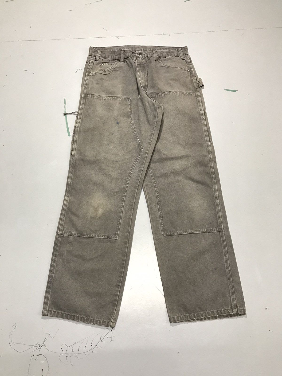 Dickies Vintage dickies double knee workwear Size US 34 / EU 50 - 1 Thumbnail