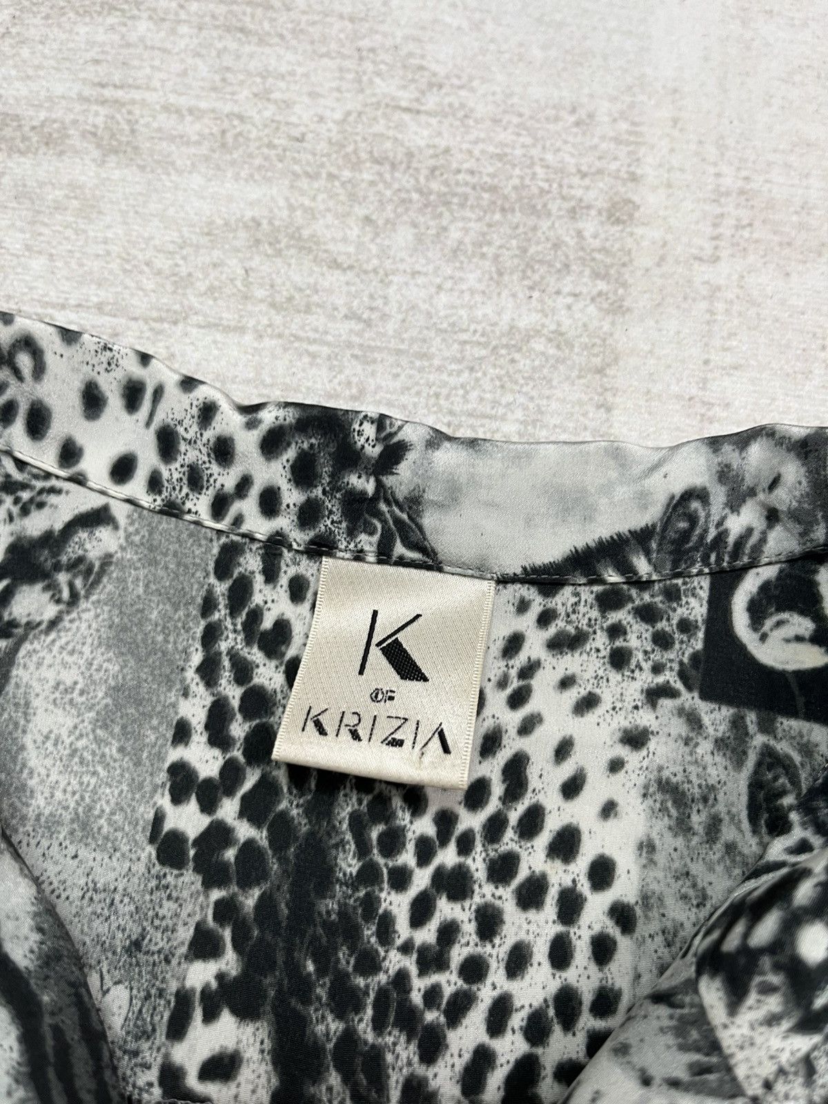 Krizia Vintage Animal Print Shirt Krizia Size XL / US 12-14 / IT 48-50 - 6 Thumbnail