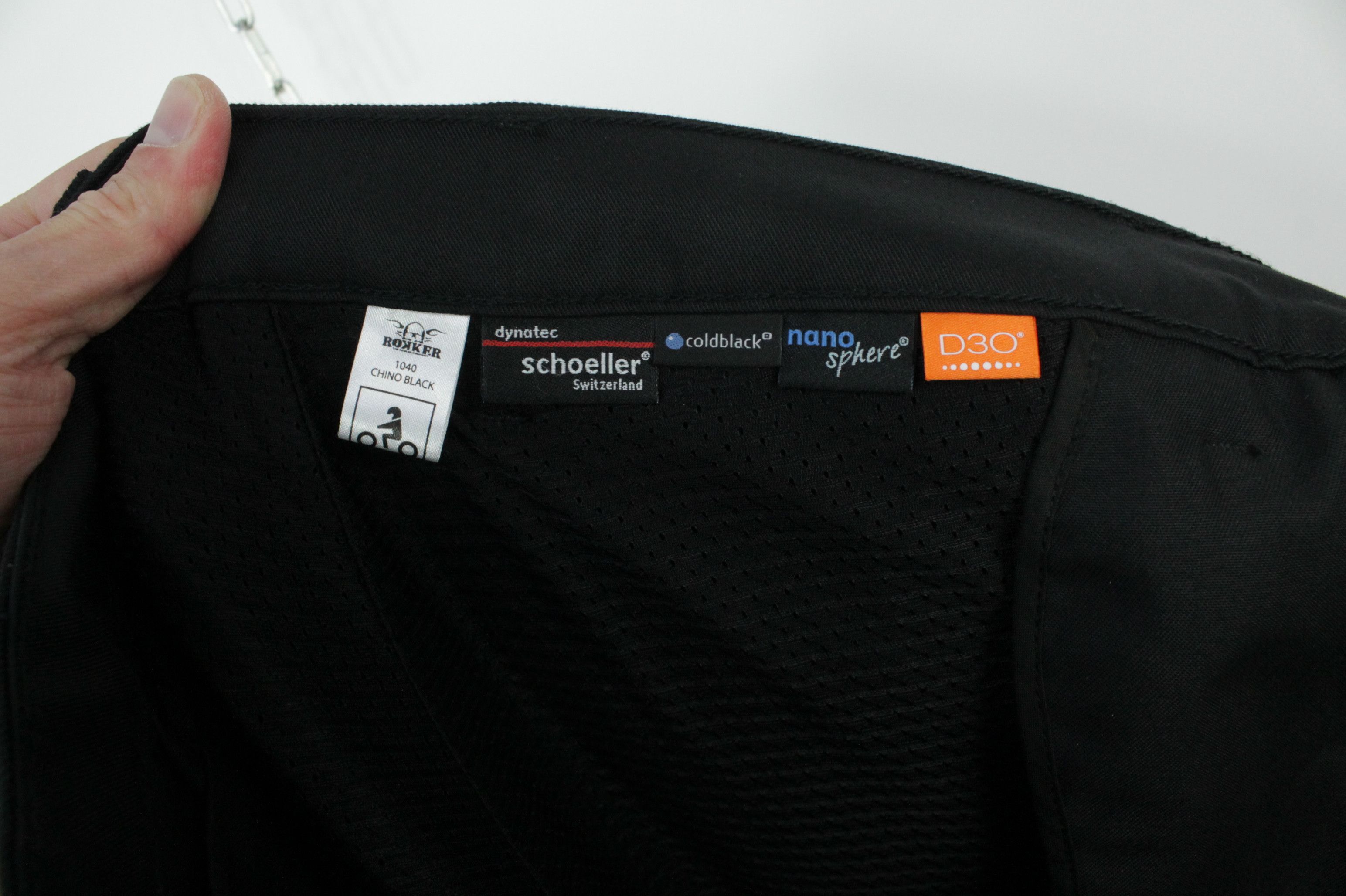 THE ROKKER COMPANY Rokker 1040 Chino Black Motorcycle Trousers Pants Size US 30 / EU 46 - 10 Thumbnail