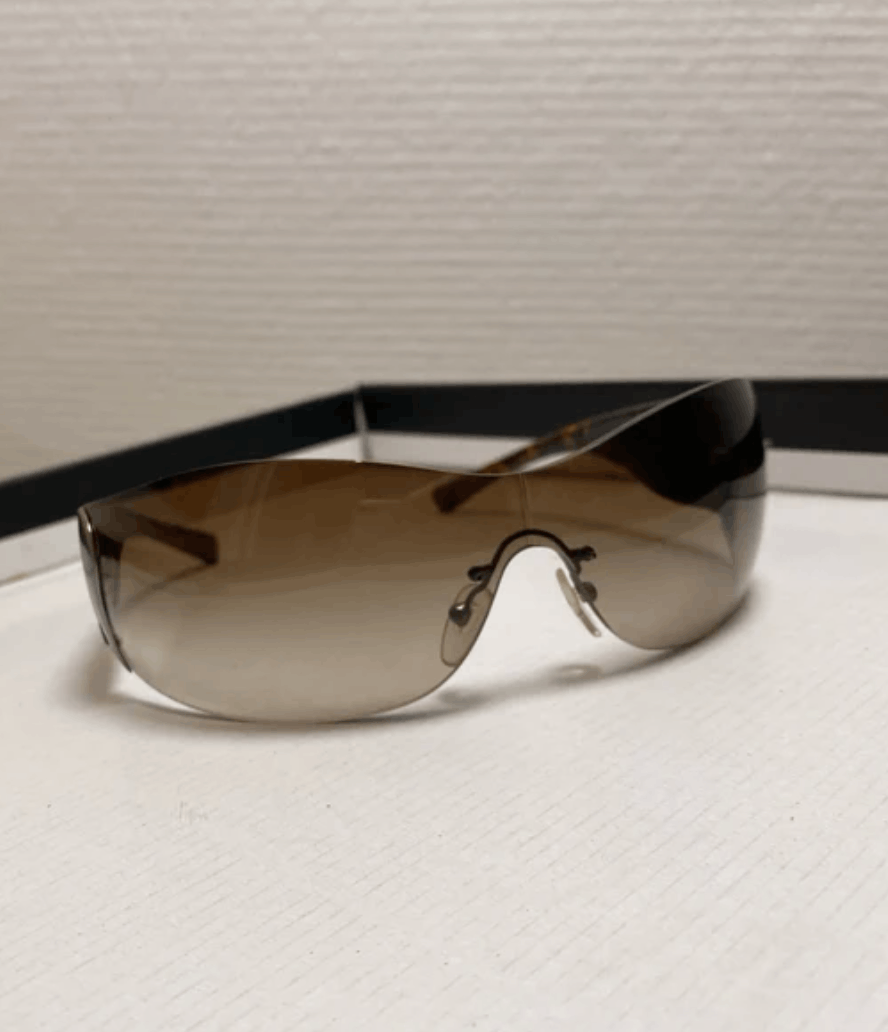 Prada PRADA Sunglasses Flame Star Sport Symbol Wrap Shield Mask Size ONE SIZE - 5 Thumbnail
