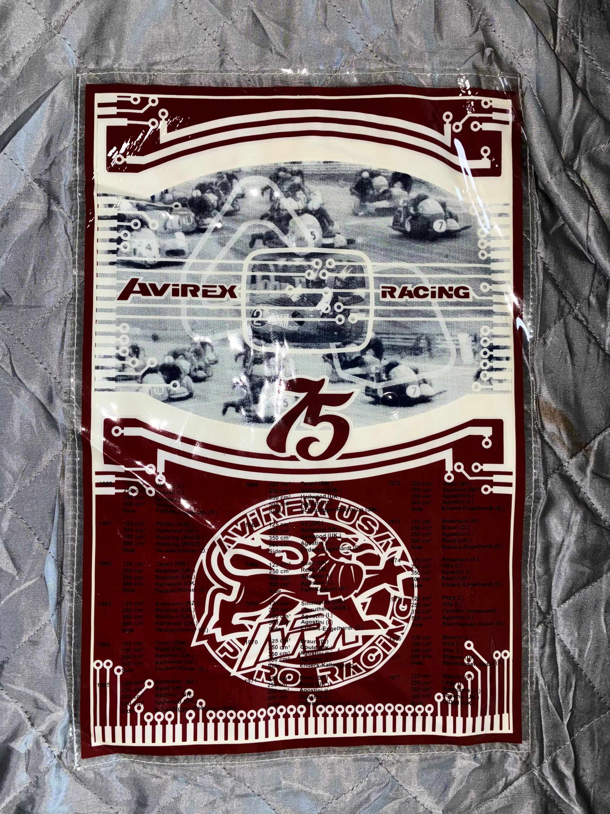Avirex Avirex Racing Leather Jacket 21N002EW Size 5XL Size US XXL / EU 58 / 5 - 10 Thumbnail