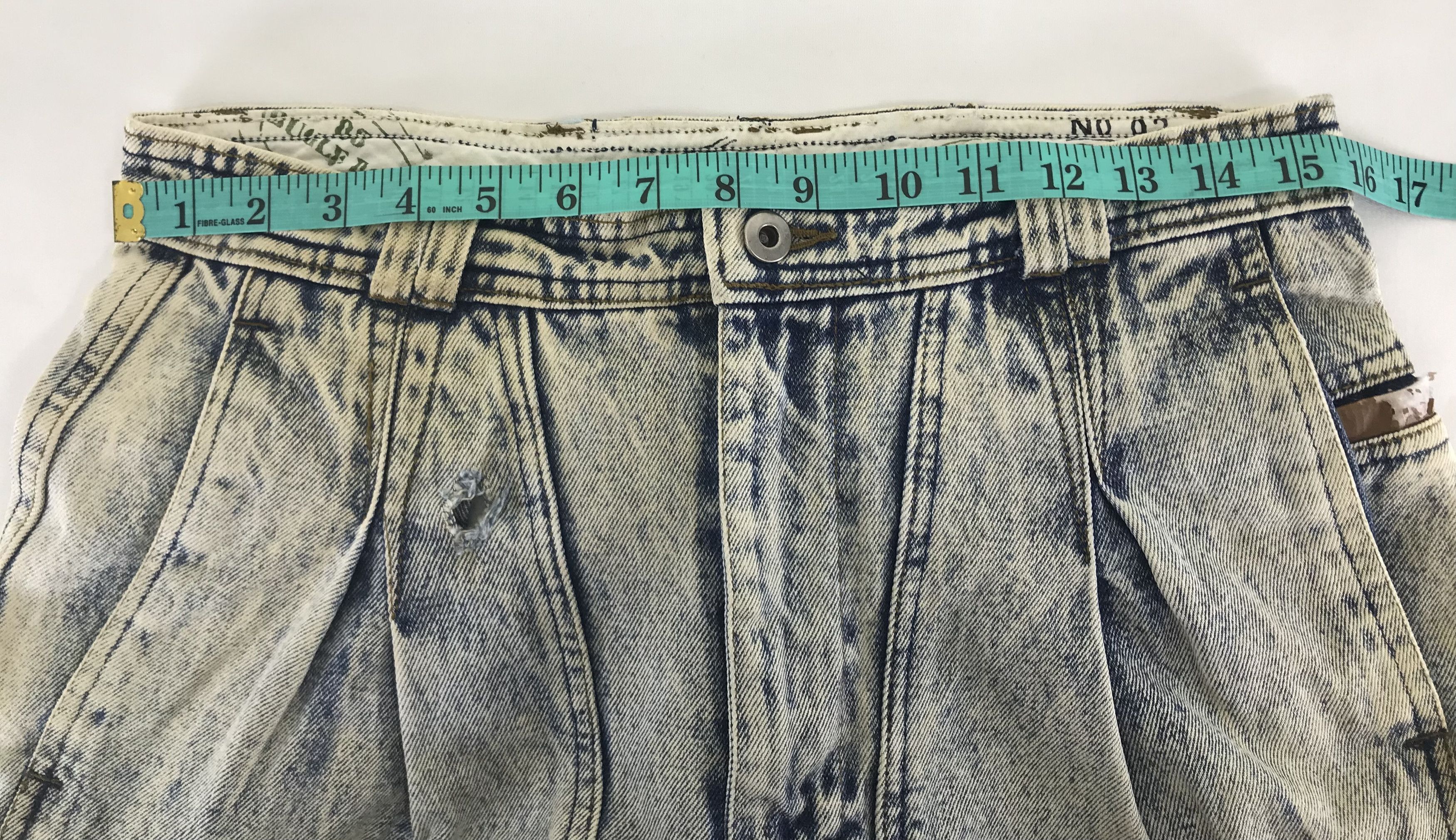 Bugle Boy Vintage Bugle Boy Acid Wash Jeans Size US 31 - 13 Thumbnail