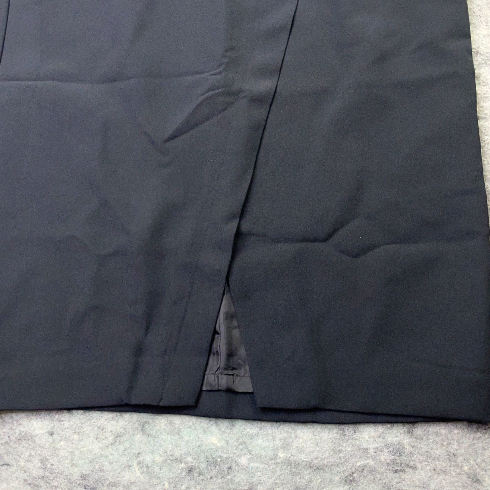 Worthington Worthington Womens Pencil Skirt Size 8 Black Slit Stretch Belt Knee Length Casual Business Party/Cocktail Womens Size 30" / US 8 / IT 44 - 5 Thumbnail