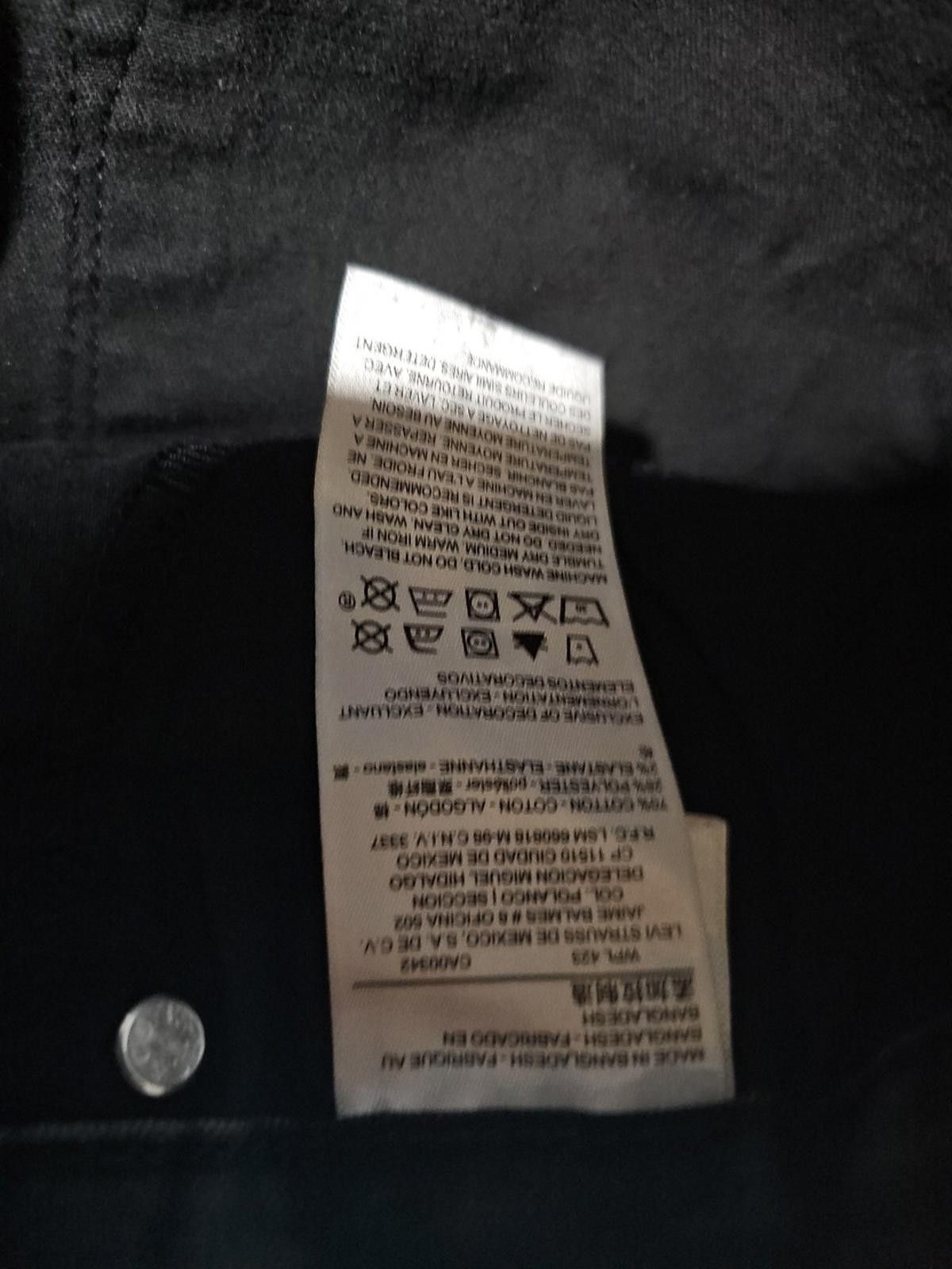 Denizen Denizen Levis Black Jeans Modern Super Skinny 10-W30 Size 32" / US 10 / IT 46 - 3 Thumbnail