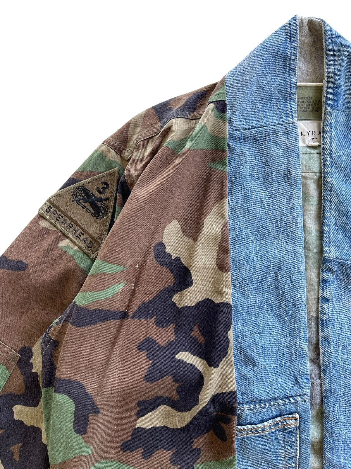 Vintage KYRA Camouflage Remake Visvim Style Kimono Jacket Size US M / EU 48-50 / 2 - 6 Thumbnail