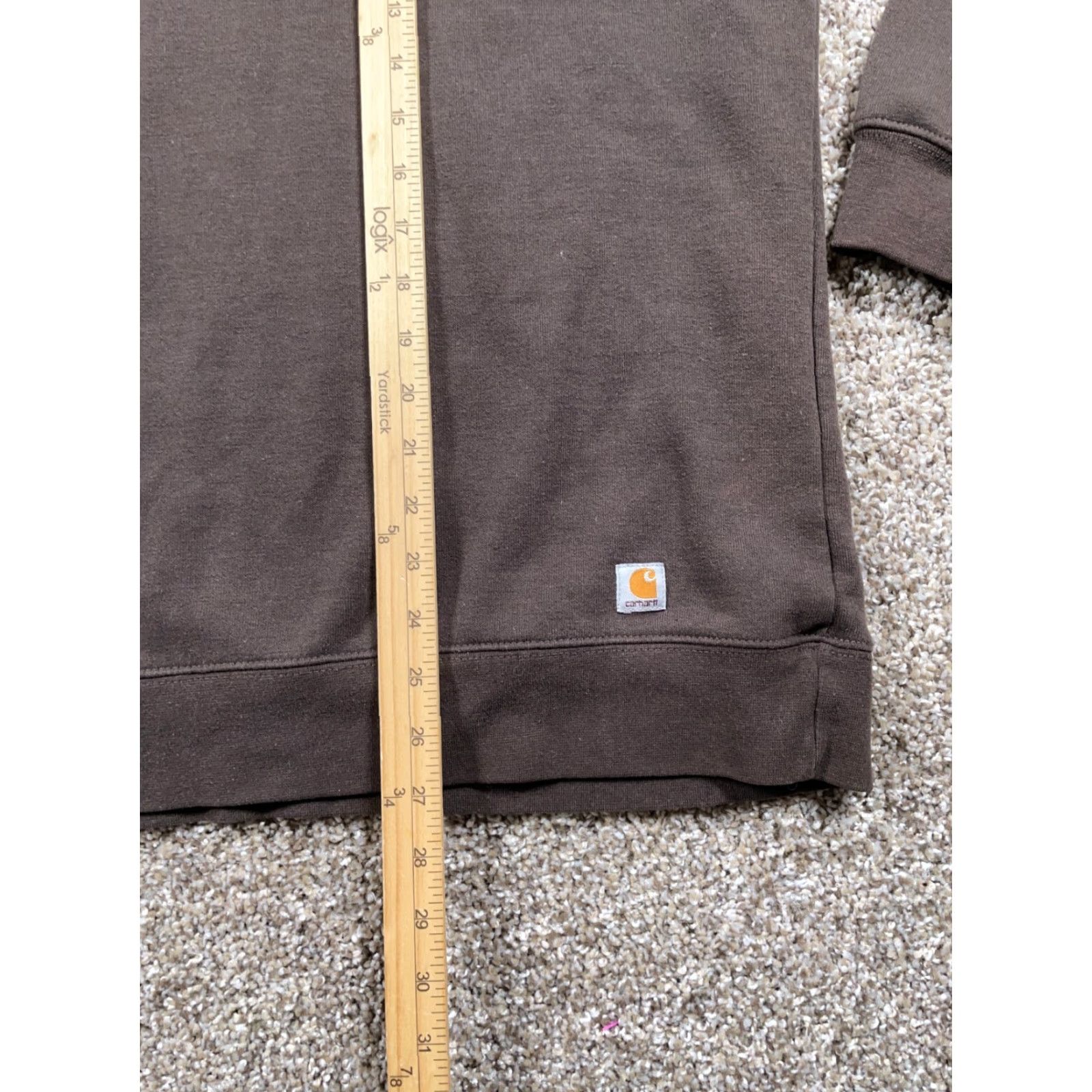 Carhartt Carhartt Embroidered Spell Out Sweatshirt Women's XL Brown Purple Crewneck 50/50 Size XL / US 12-14 / IT 48-50 - 7 Thumbnail