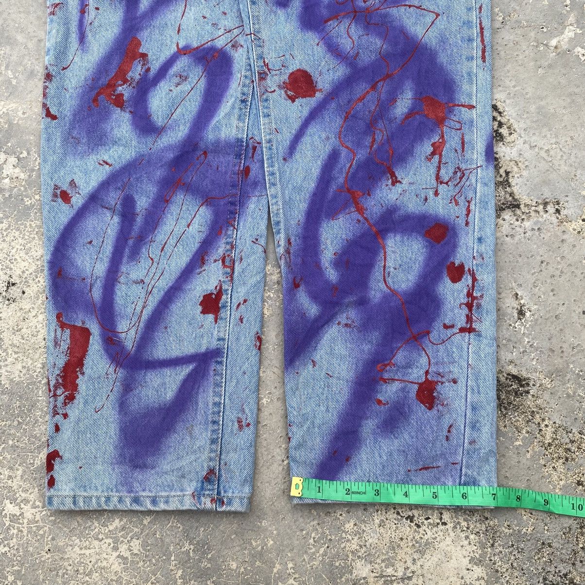 If Six Was Nine De Ondo Seoul city paint splatter denim jeans CDG Size US 28 / EU 44 - 14 Thumbnail