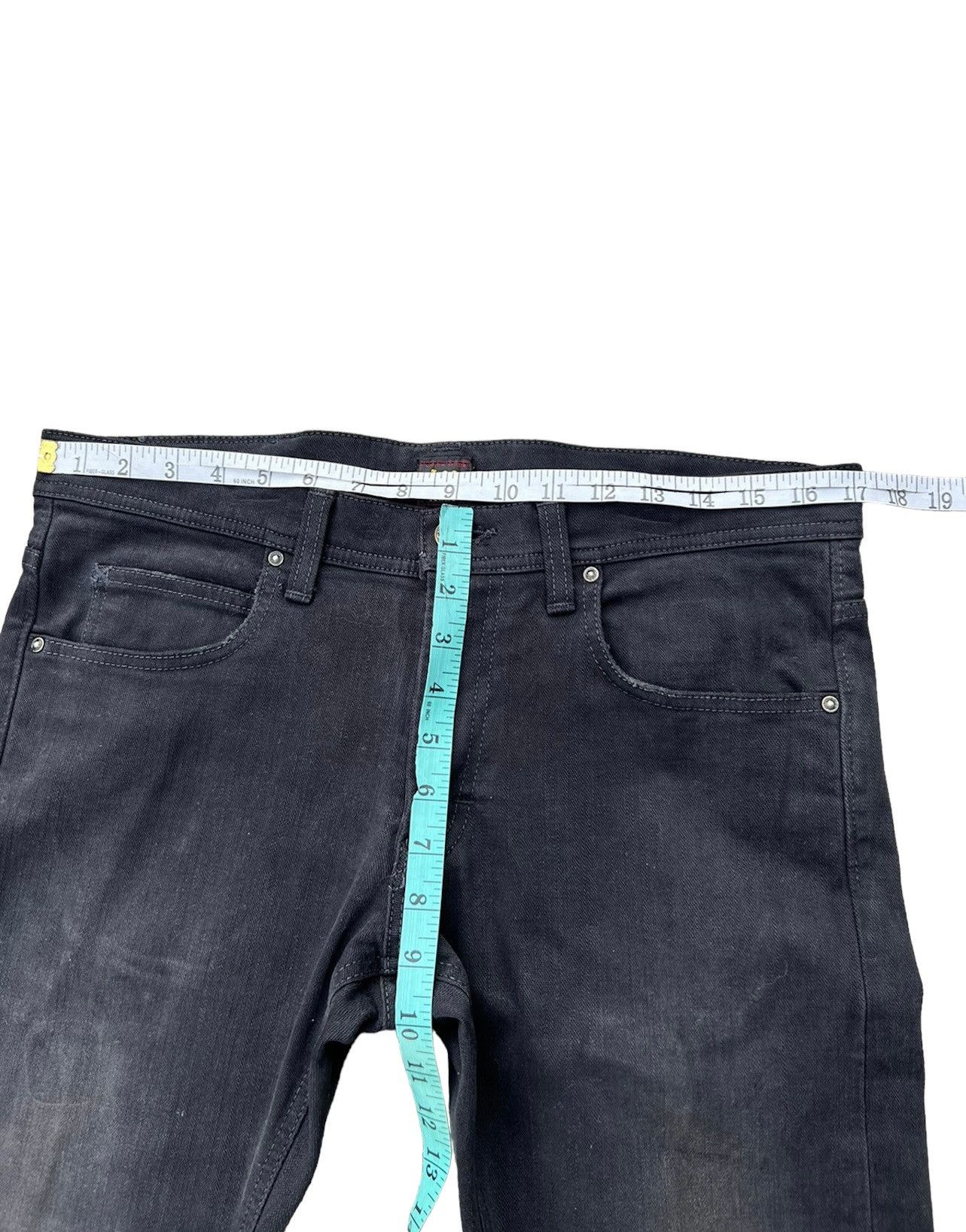 Beams Plus Vintage Beams X Lee Sun Fade Black Denim Stretch Flare Jeans Size US 32 / EU 48 - 3 Thumbnail