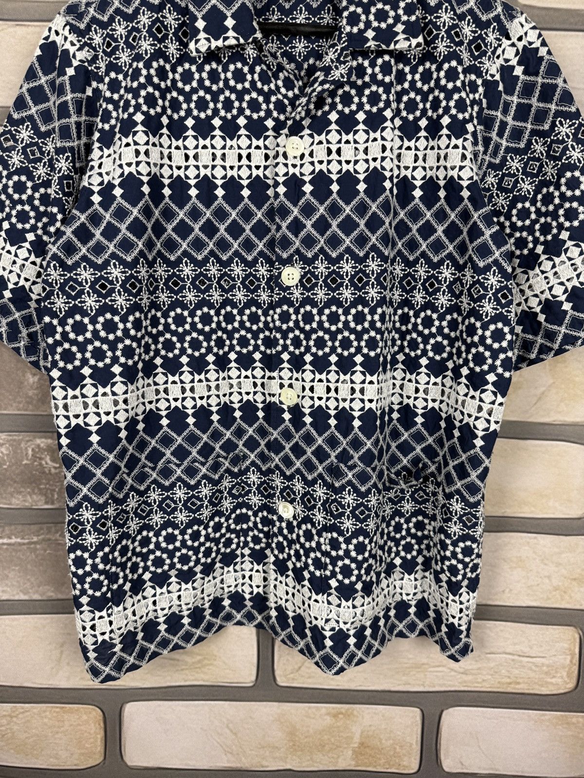 Needles Very rare needles oversize short sleeve shirt Size US M / EU 48-50 / 2 - 6 Thumbnail