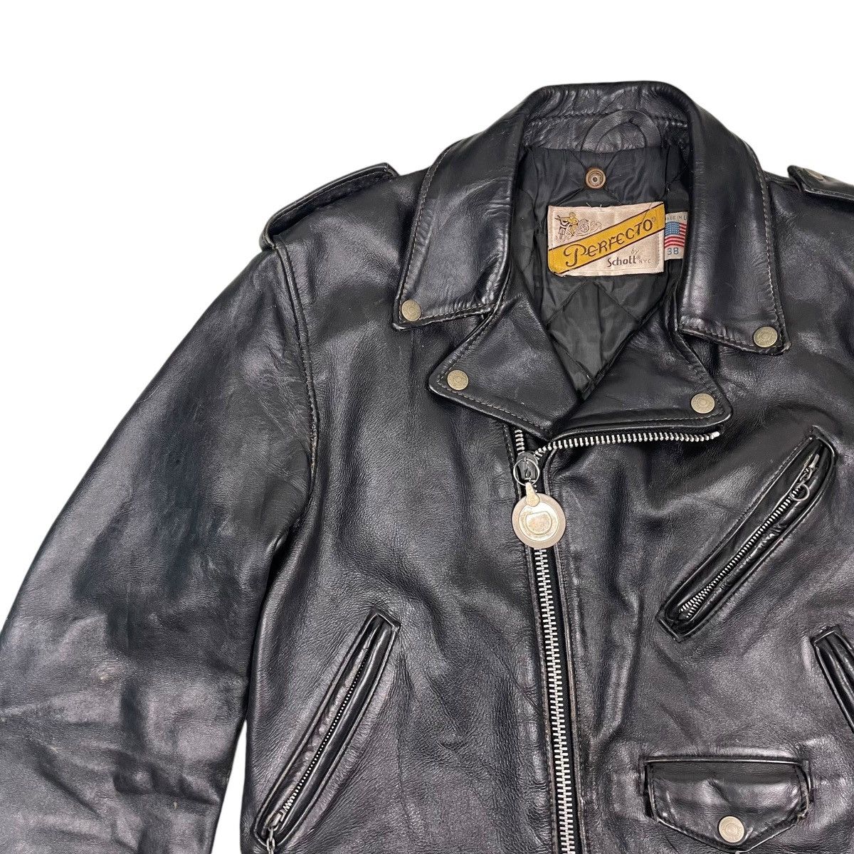 💥70s SCHOTT PERFECTO LEATHER BIKER JACKET