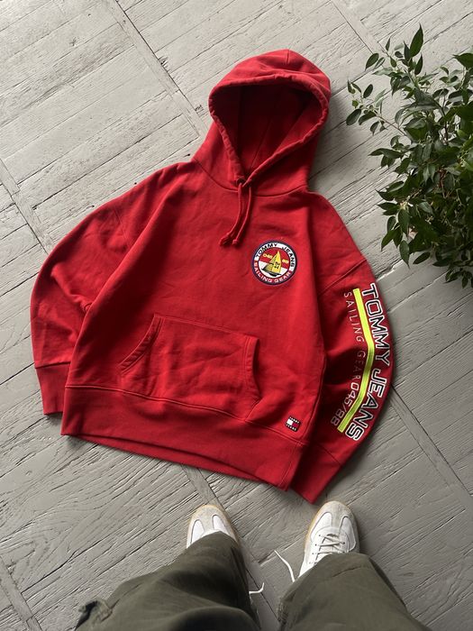 Vintage tommy hoodie hot sale