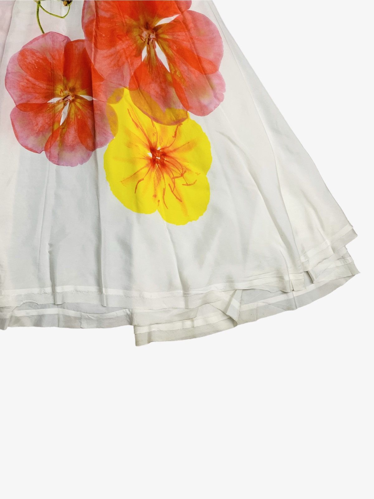 Yohji Yamamoto Y’S Yohji Yamamoto - Flower Flowy Ruffle Skirt Size 29" - 9 Thumbnail