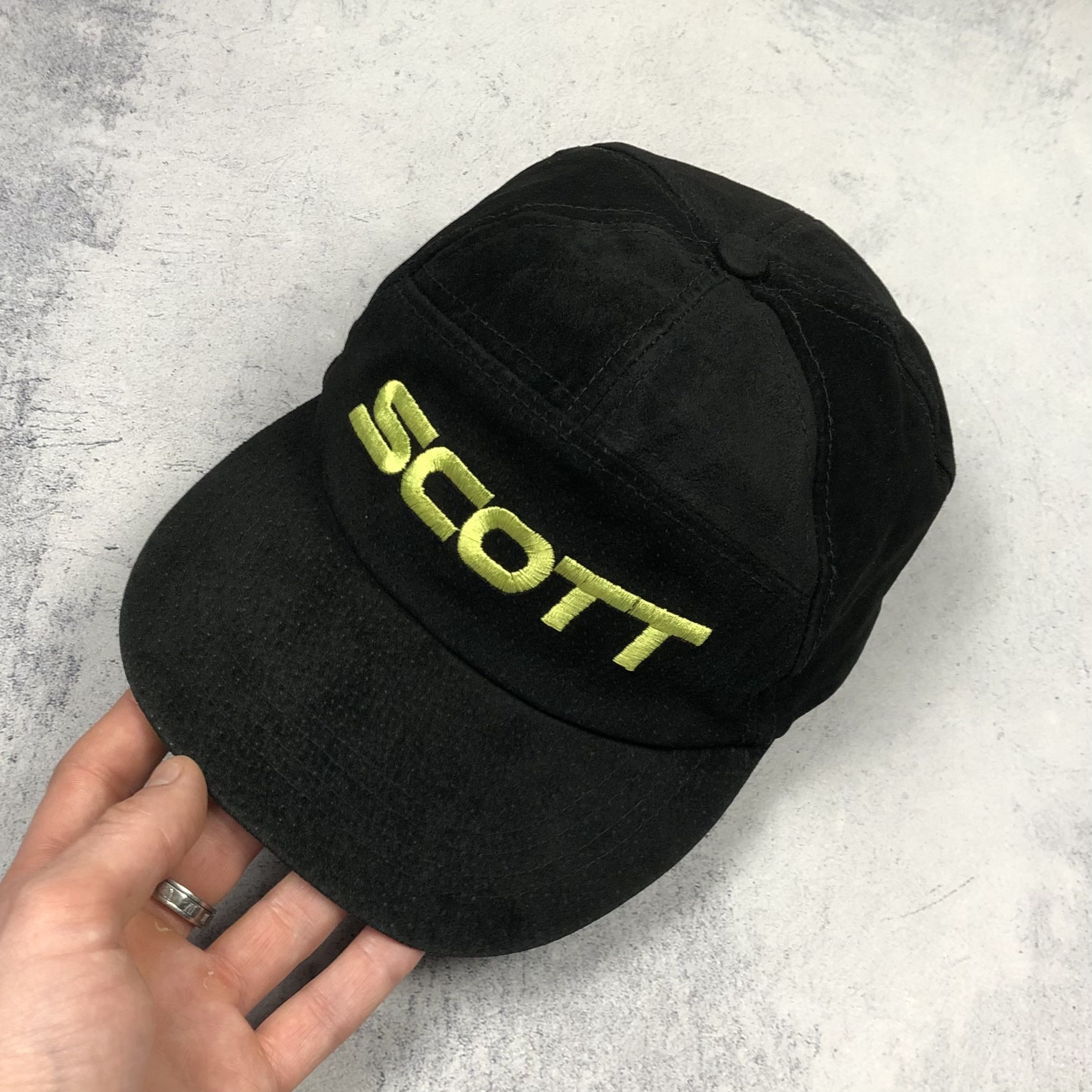Vintage Vintage Suede Scott USA Cap Size ONE SIZE - 2 Thumbnail
