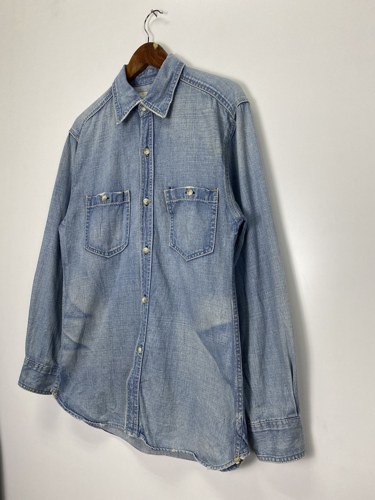 Levi's × Vintage Vintge Levis redloop button up Size US L / EU 52-54 / 3 - 4 Thumbnail
