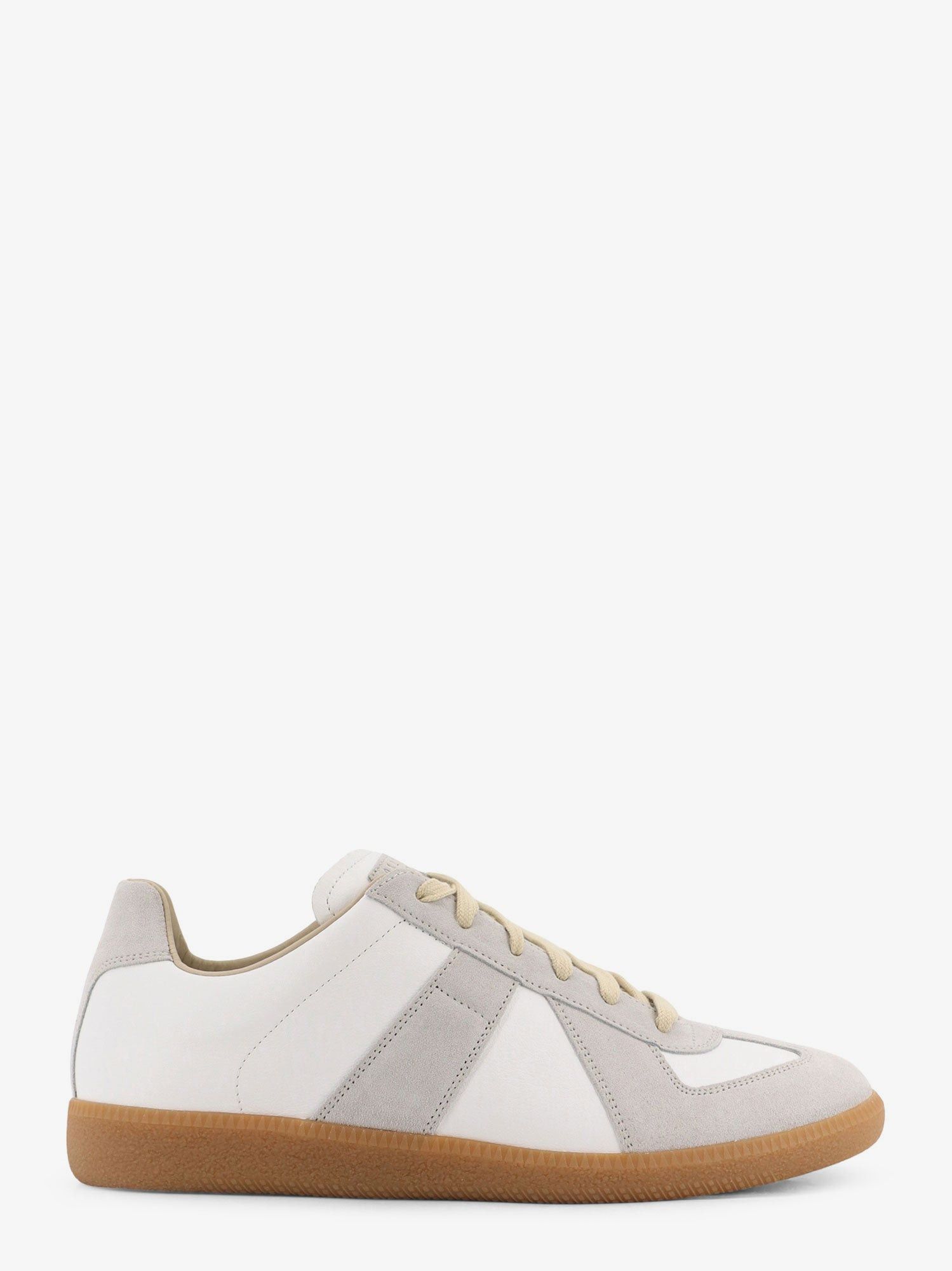 Maison Margiela Replica Leather And Suede Low-Top Sneakers Size US 6 / EU 39 - 1 Thumbnail