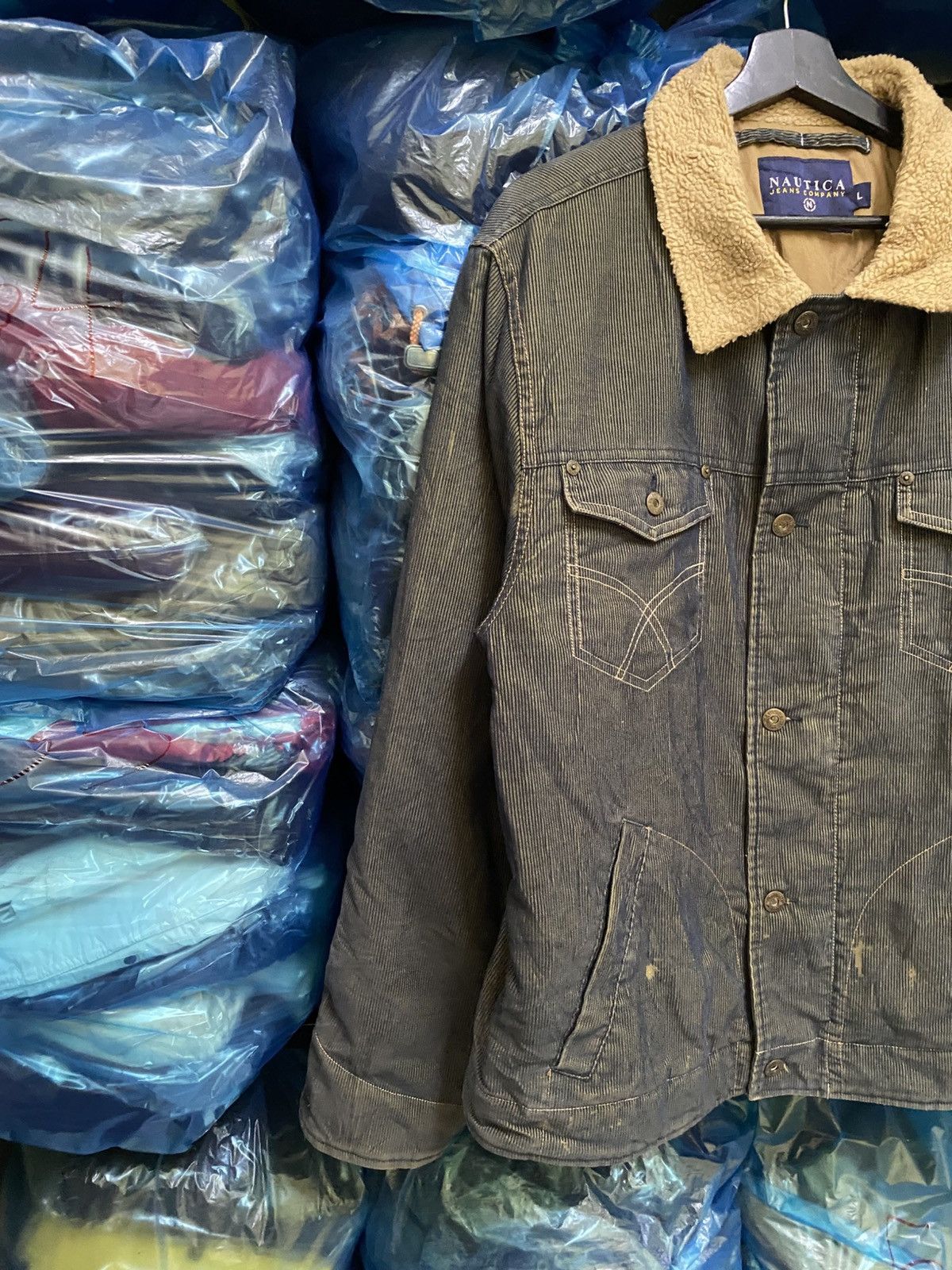 Nautica VINTAGE Y2K NAUTICA CORDUROY JACKET Size US L / EU 52-54 / 3 - 5 Thumbnail