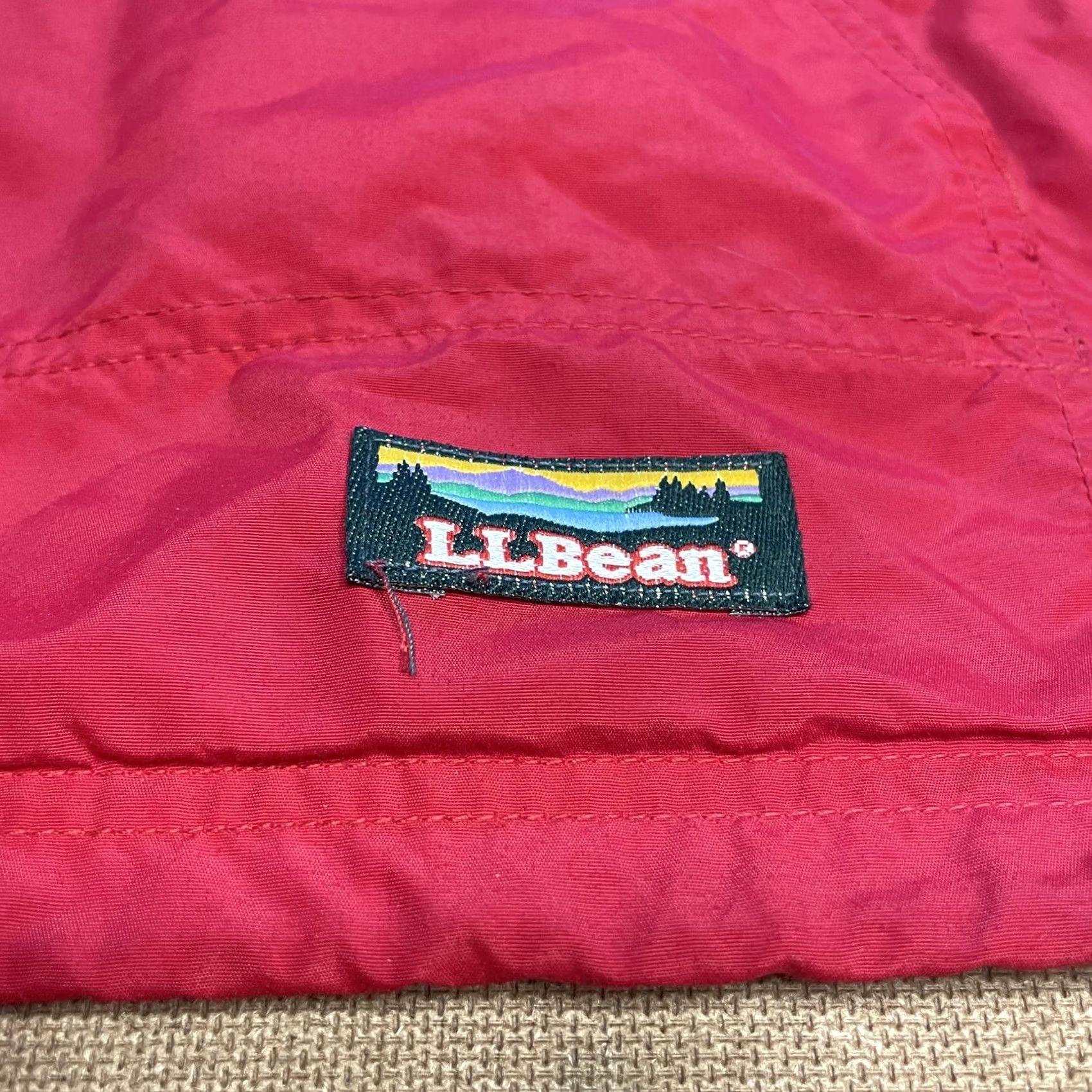 Vintage VINTAGE LL Bean Jacket Mens Large Pullover Hooded Anorak Made USA Outdoors 90s Size US L / EU 52-54 / 3 - 2 Thumbnail