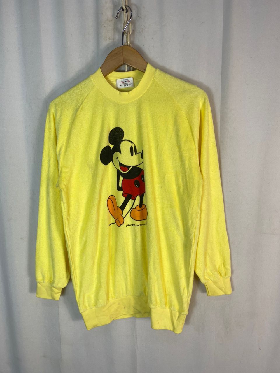 Japanese Brand × Mickey Mouse × Vintage Vintage Mickey Mouse mirror printed sweatshirt Size US M / EU 48-50 / 2 - 1 Thumbnail