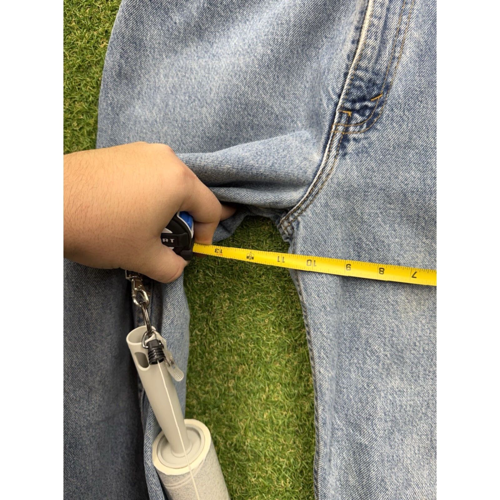 Levi's Levi's 912 Jeans Vintage Womens Slim Fit Tapered Leg 90s Light Wash Blue Denim Cotton 28 11 30in 5-Pocket Style Size 32" / US 10 / IT 46 - 6 Thumbnail