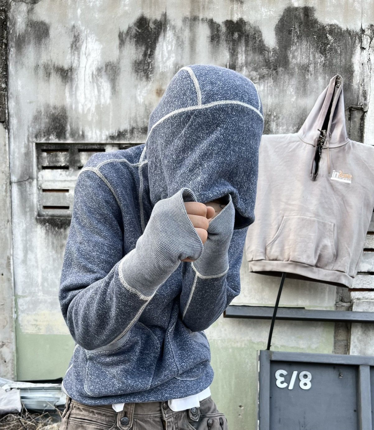 If Six Was Nine VINTAGE DIESEL ITEM KNIT BONO AND NINJA HOODIE Size US M / EU 48-50 / 2 - 3 Thumbnail