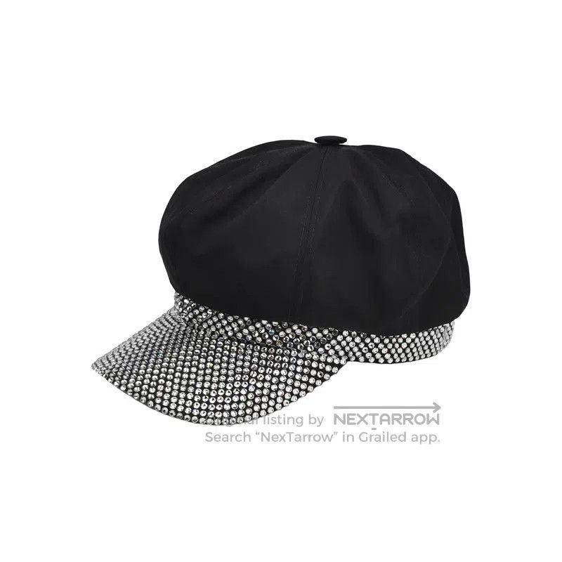 Prada Prada Rhinestone Embellished Cap. Size ONE SIZE - 1 Thumbnail