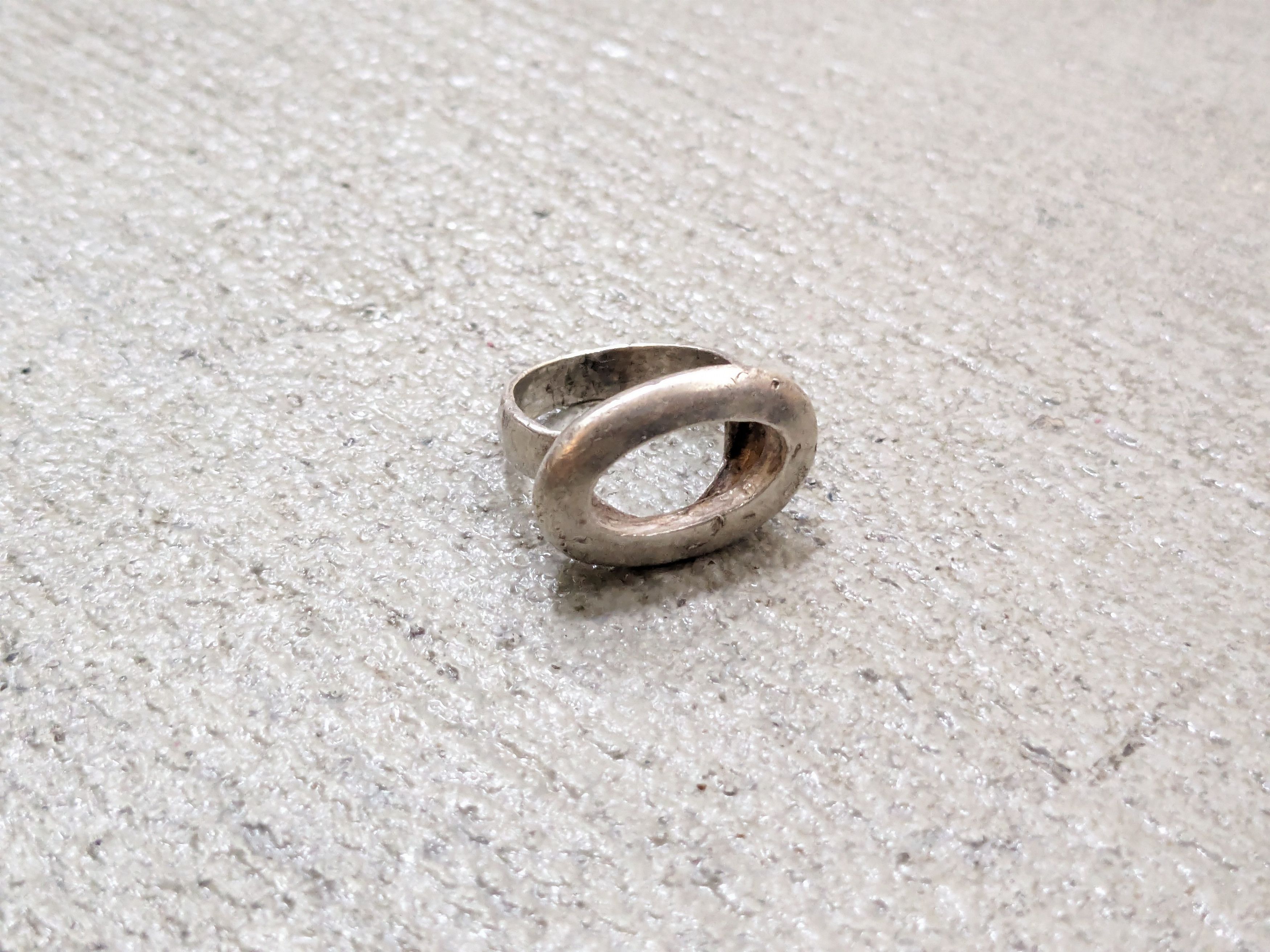 Jewelry Vintage Sterling Silver Ring Size 6.75 Art Deco Mid Century Size ONE SIZE - 1 Thumbnail