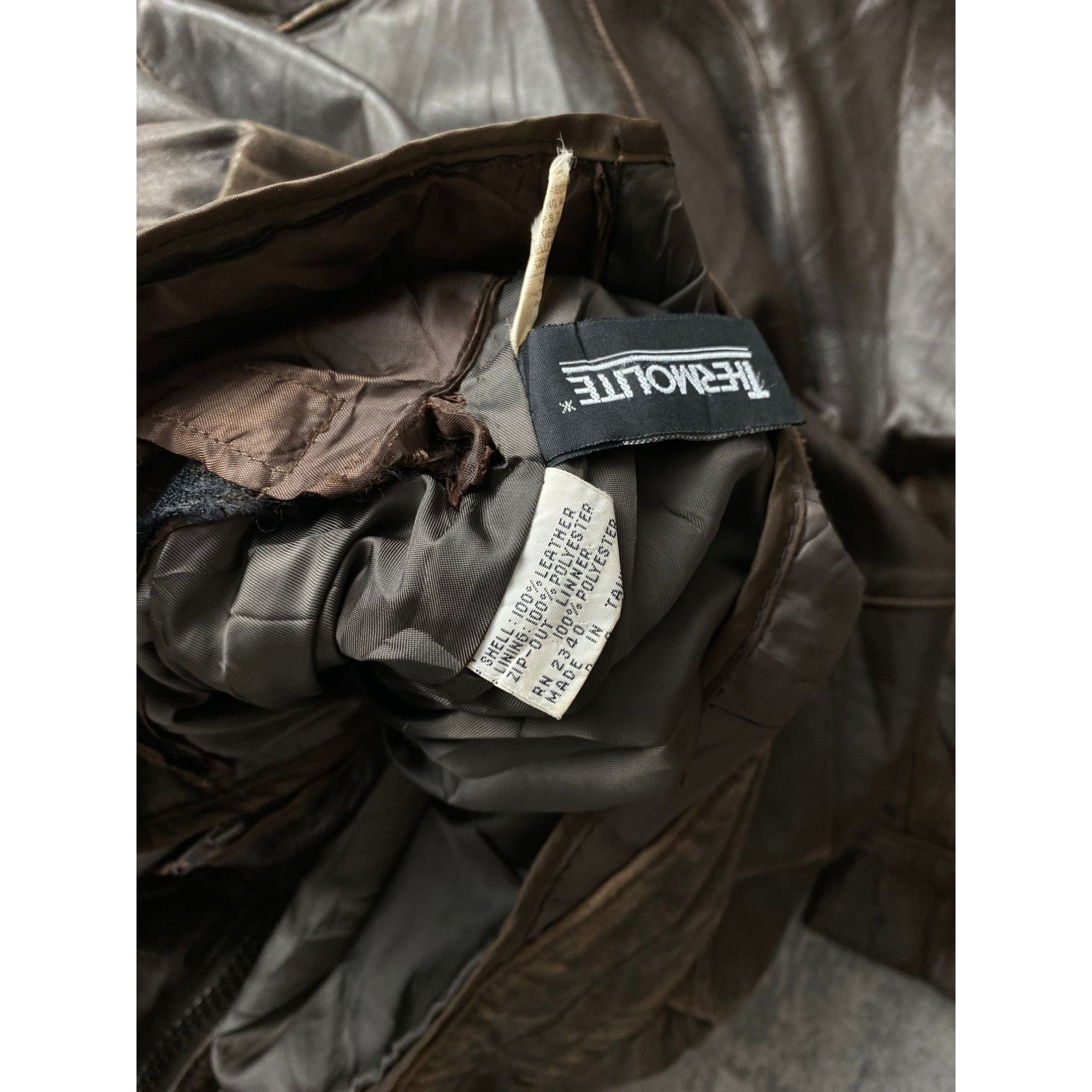 Vintage Vintage Raffaelo Jacket Brown Leather Coat Size US M / EU 48-50 / 2 - 5 Thumbnail