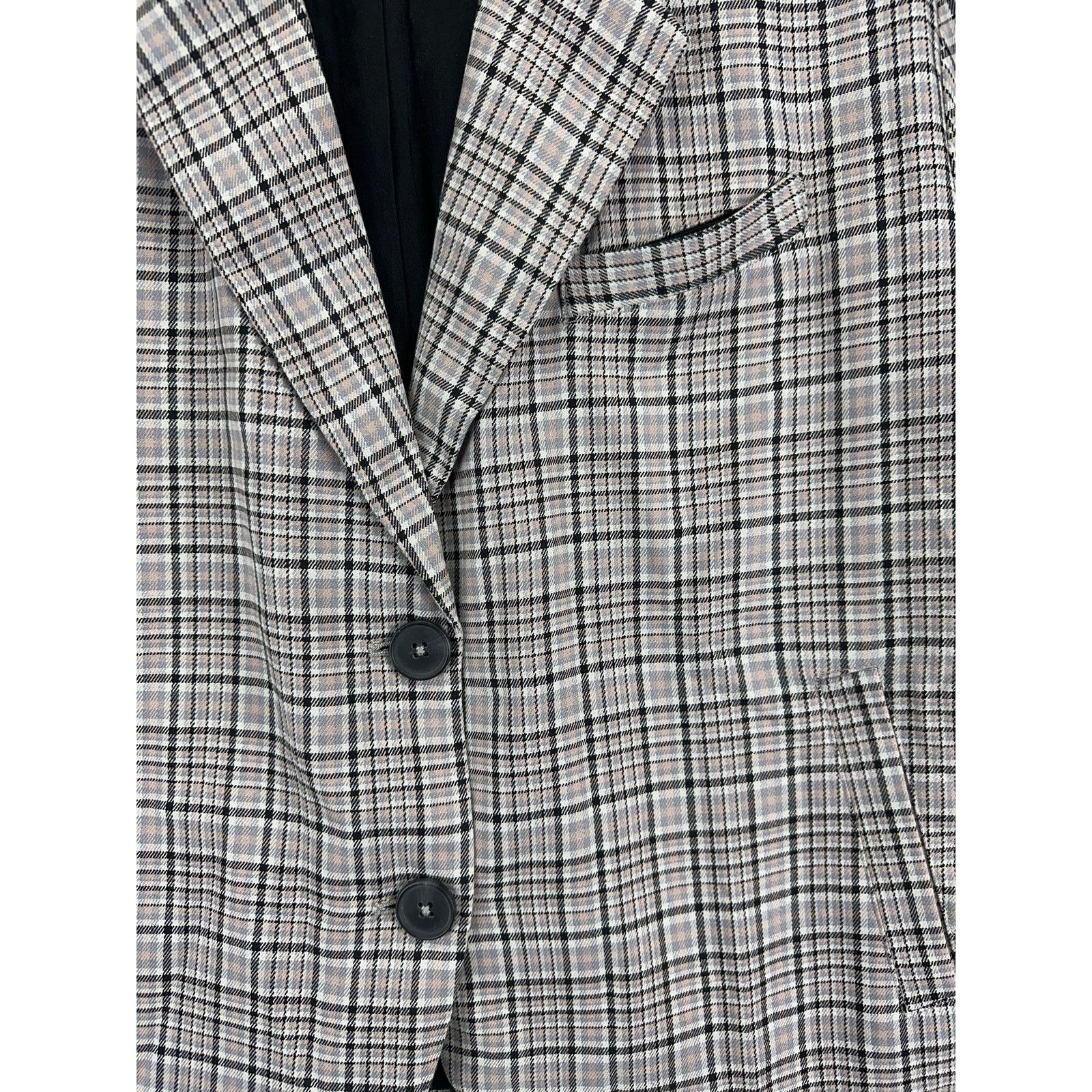 Free People Free People Cali Plaid Blazer Jacket Womens Medium NEW M Size M / US 6-8 / IT 42-44 - 7 Thumbnail