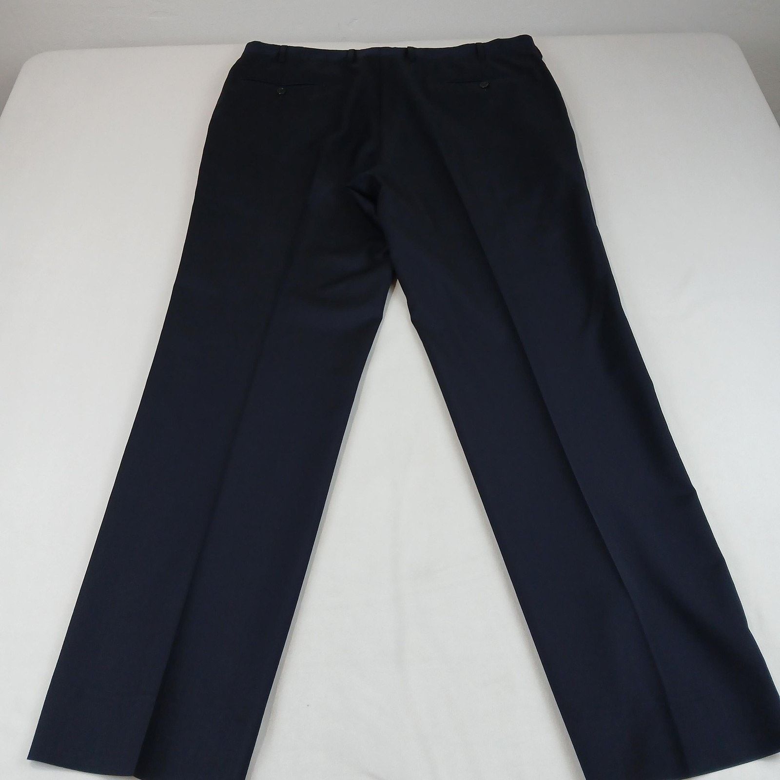 Ermenegildo Zegna Ermenegildo Zegna Cloth Suit Mens 46 Long 38x32 Navy Blue Size 46L - 17 Thumbnail
