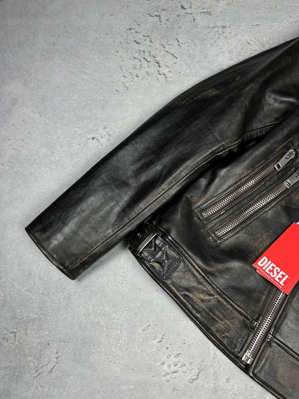 Diesel Diesel L-GARRETT Leather Jacket Size US M / EU 48-50 / 2 - 3 Thumbnail