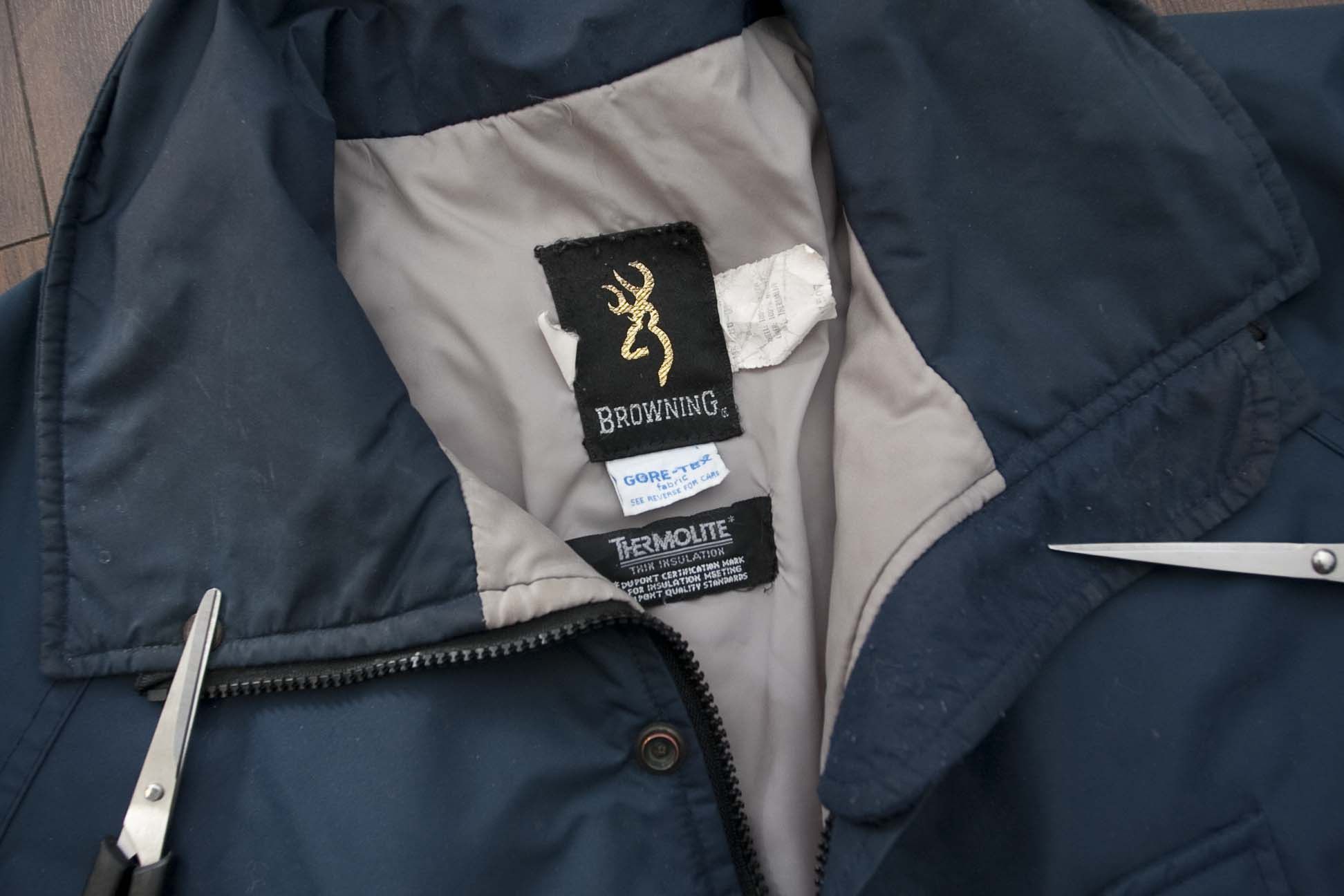 Goretex Browning Goretex Jacket Size XL Dark Blue Size US XL / EU 56 / 4 - 3 Thumbnail