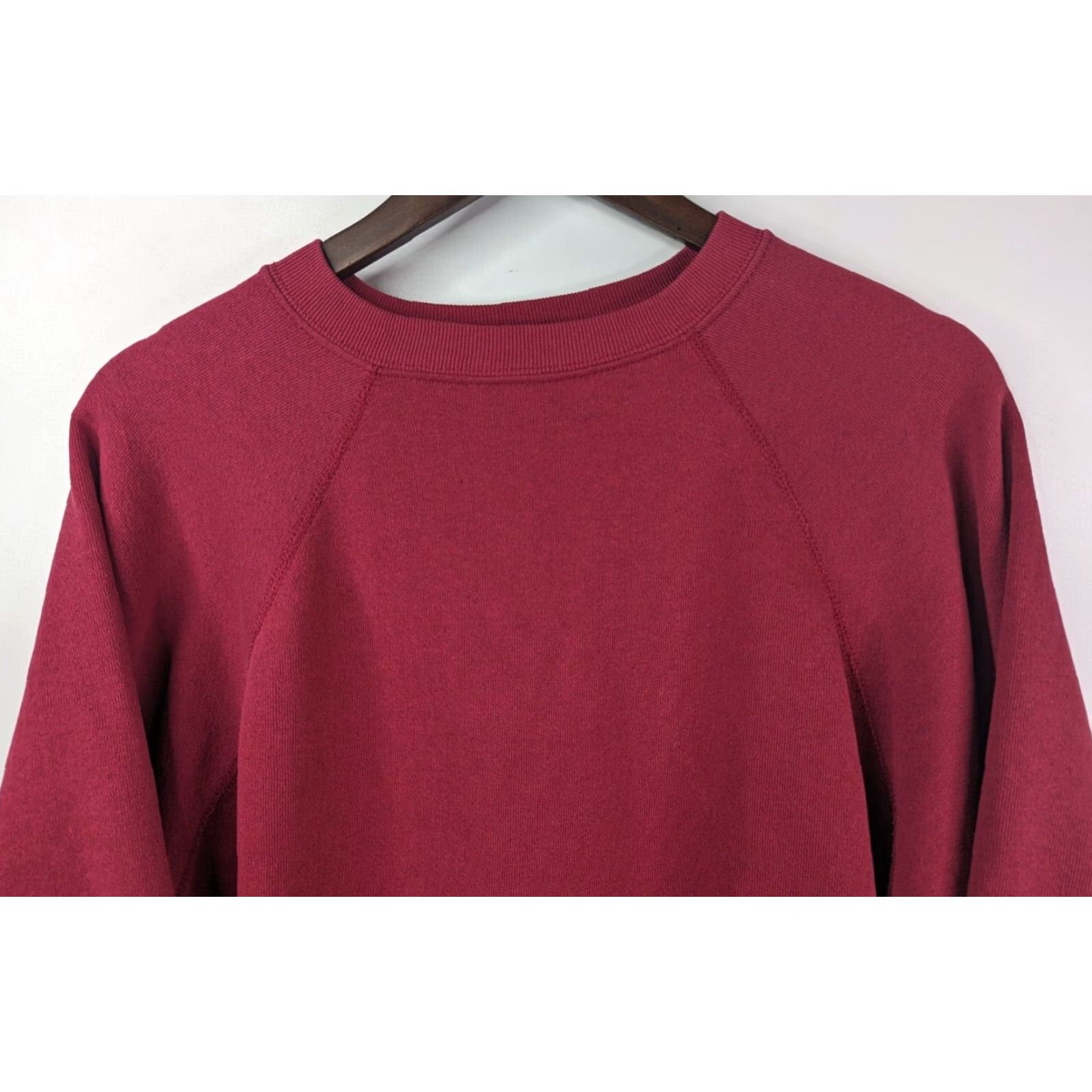 Tultex VINTAGE Tultex Sweatshirt Men XL Red Cotton Polyester Blend 50/50 Pullover Size US XL / EU 56 / 4 - 2 Thumbnail