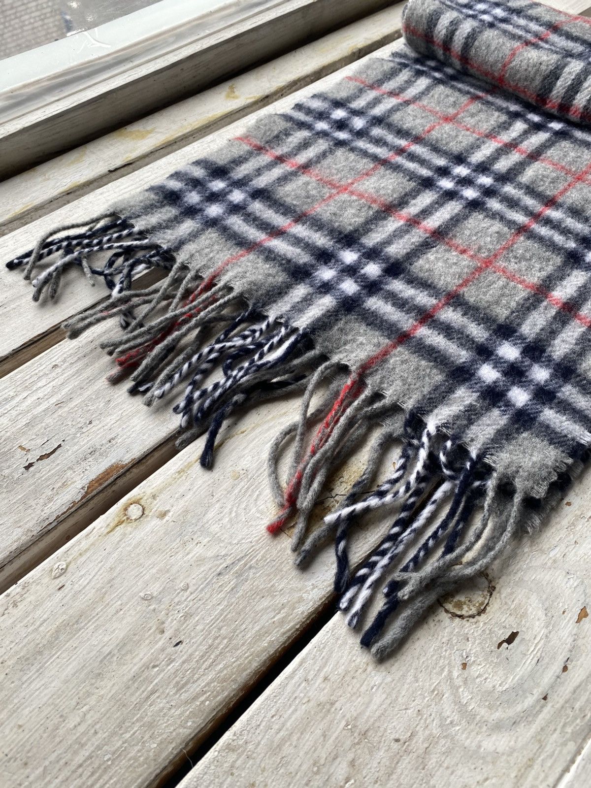 Burberry × Vintage Vintage 90s Burberry Scarf / Muffler / Neckwear Size ONE SIZE - 3 Thumbnail
